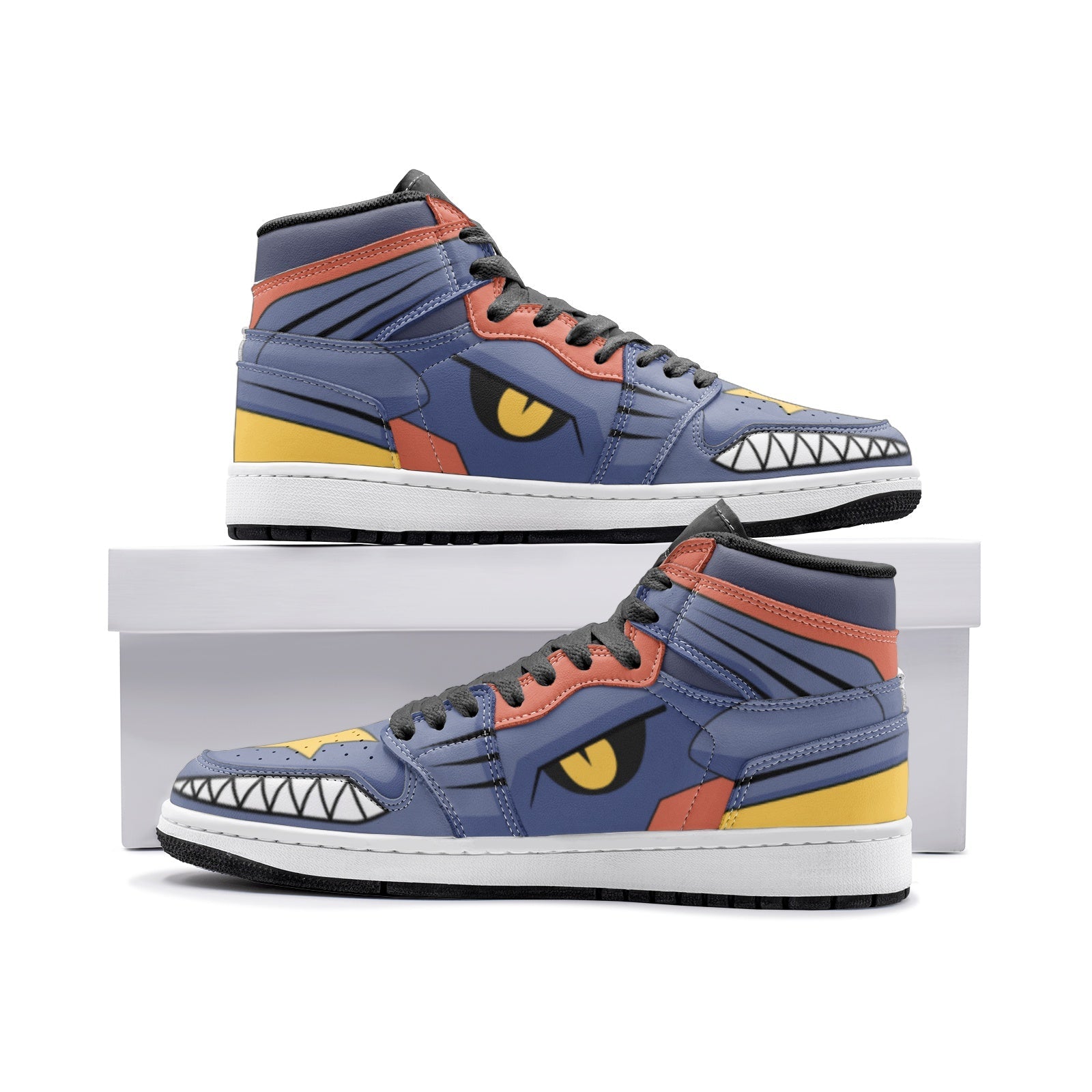 Garchomp Pokemon V2 Mid 1 Basketball Shoes