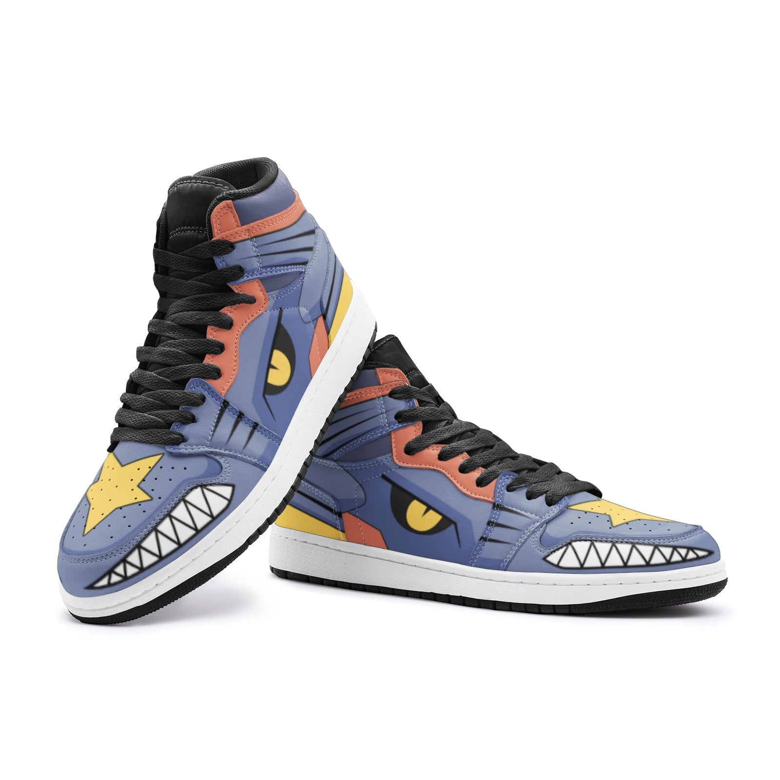 Garchomp Pokemon V2 Mid 1 Basketball Shoes