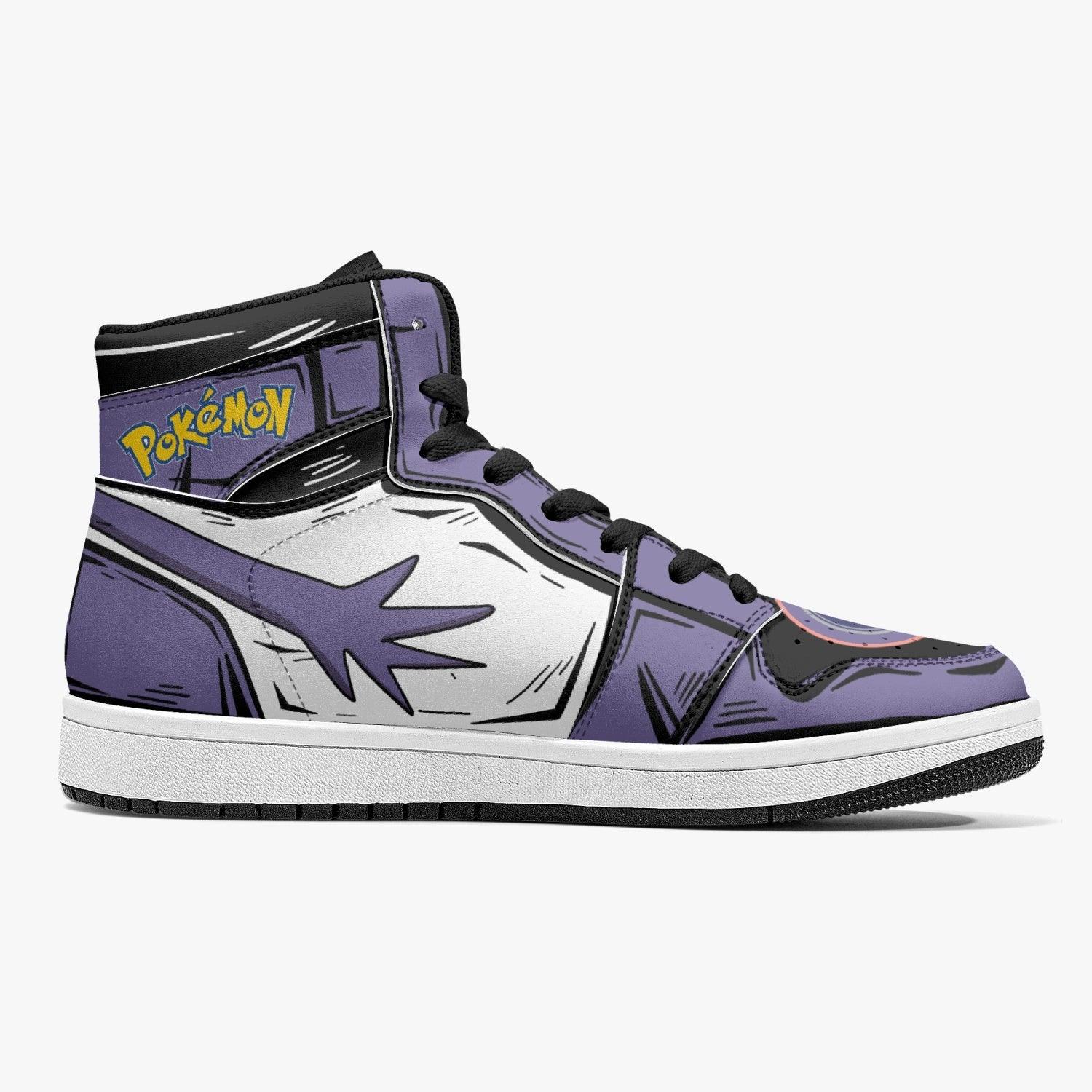Gengar Pokemon Mid 1 Basketball Shoes