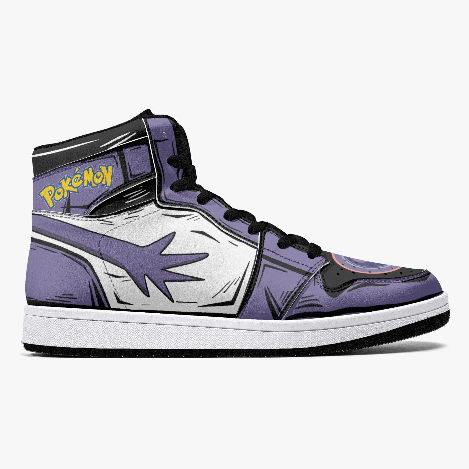 Gengar Pokemon Mid 1 Basketball Shoes