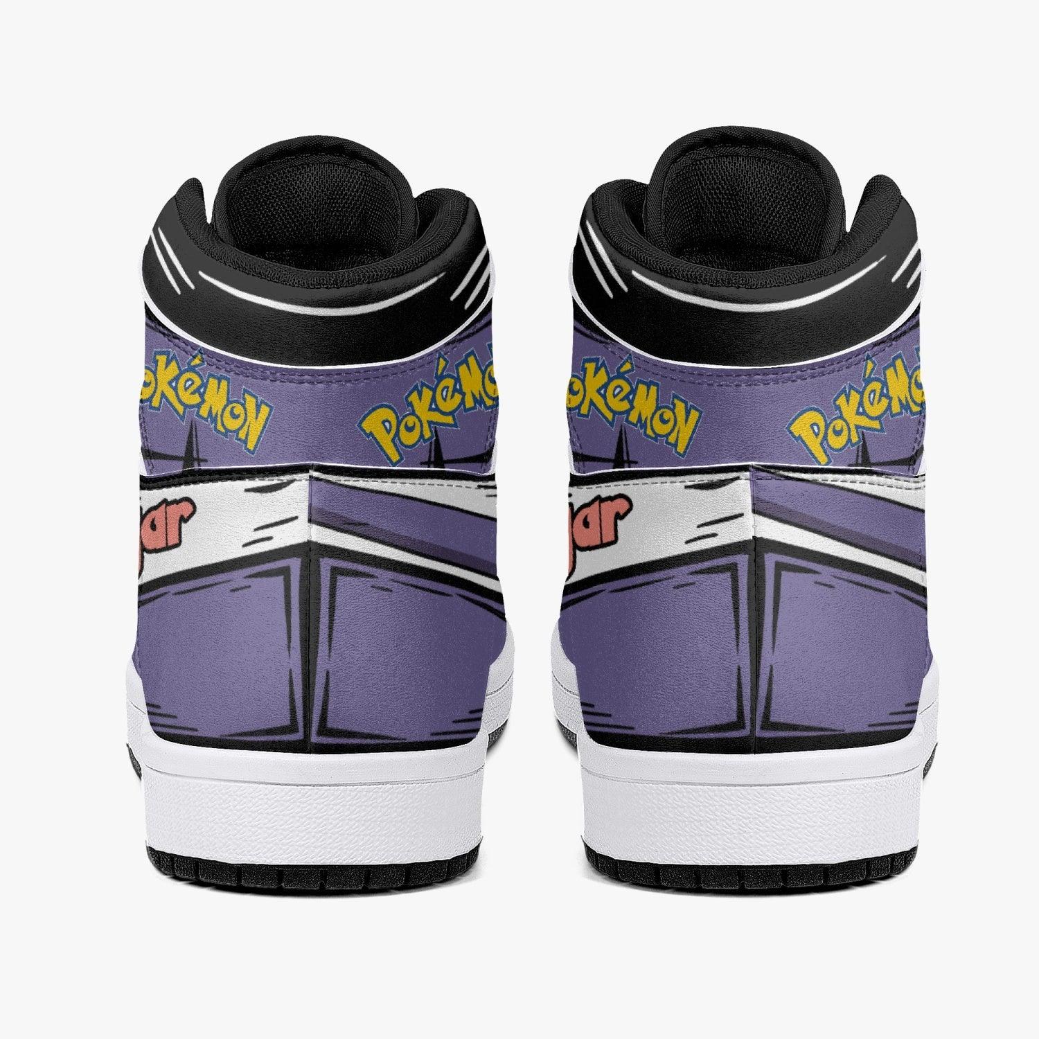 Gengar Pokemon Mid 1 Basketball Shoes