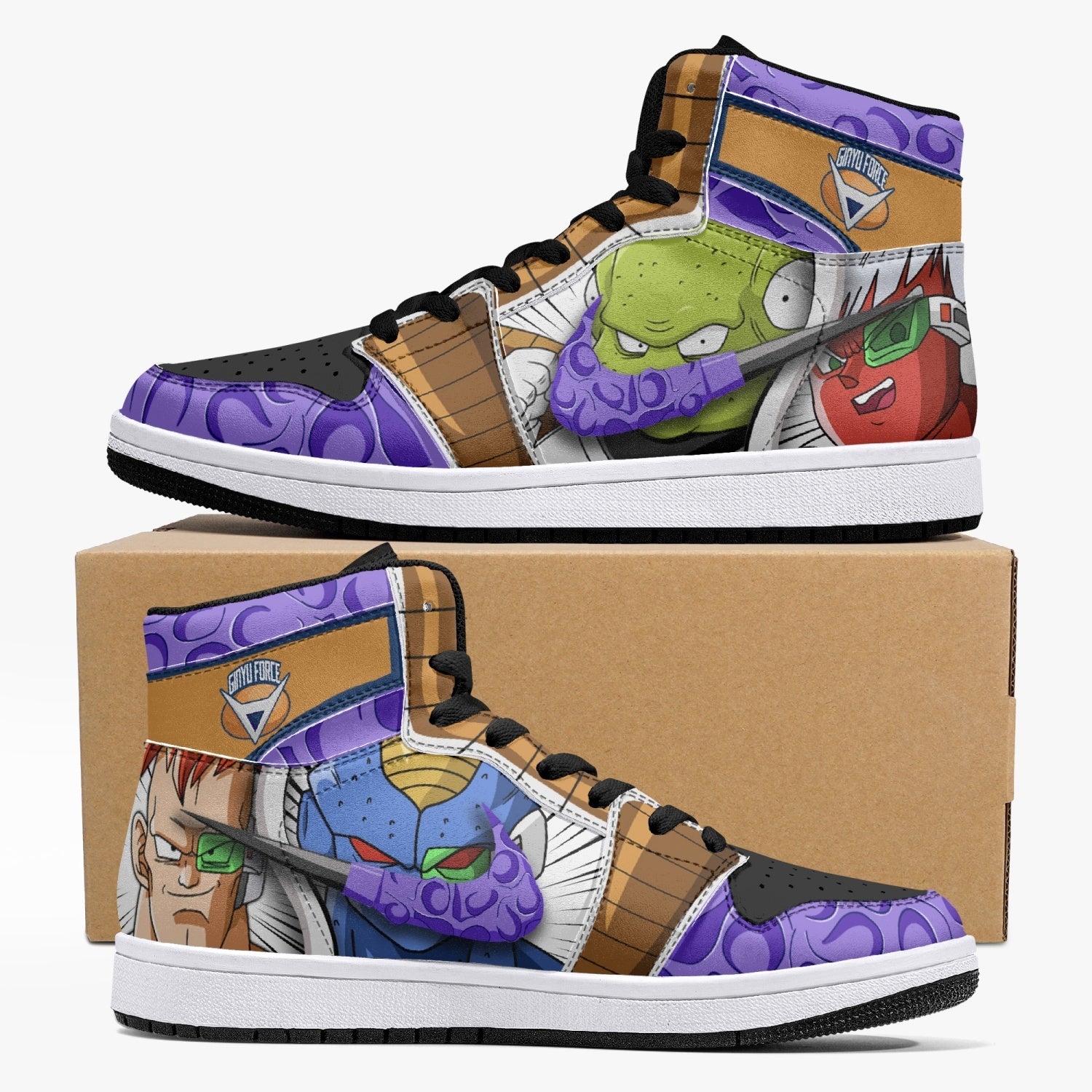 Ginyu Force Dragon Ball Z Mid 1 Basketball Shoes