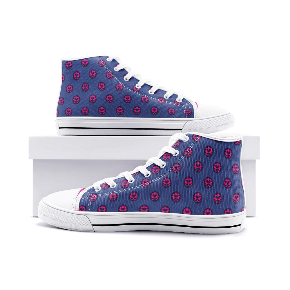 Giorno Giovanna JoJoâ€™s Bizarre Adventure Classic High Top Canvas Shoes