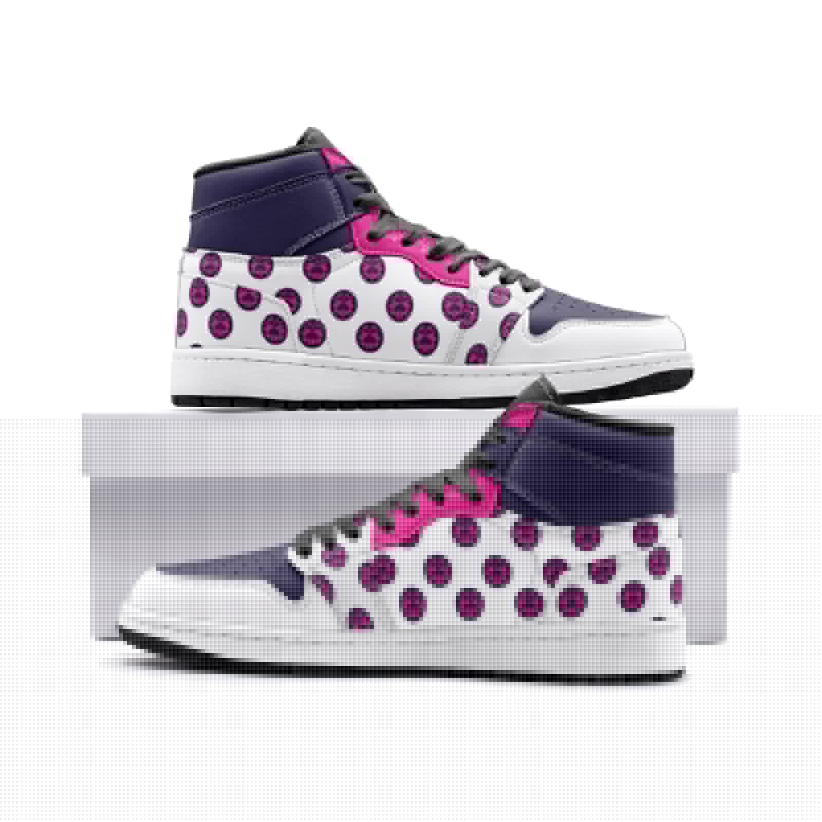 Giorno Giovanna Jojo's Bizarre Adventure Mid 1 Basketball Shoes