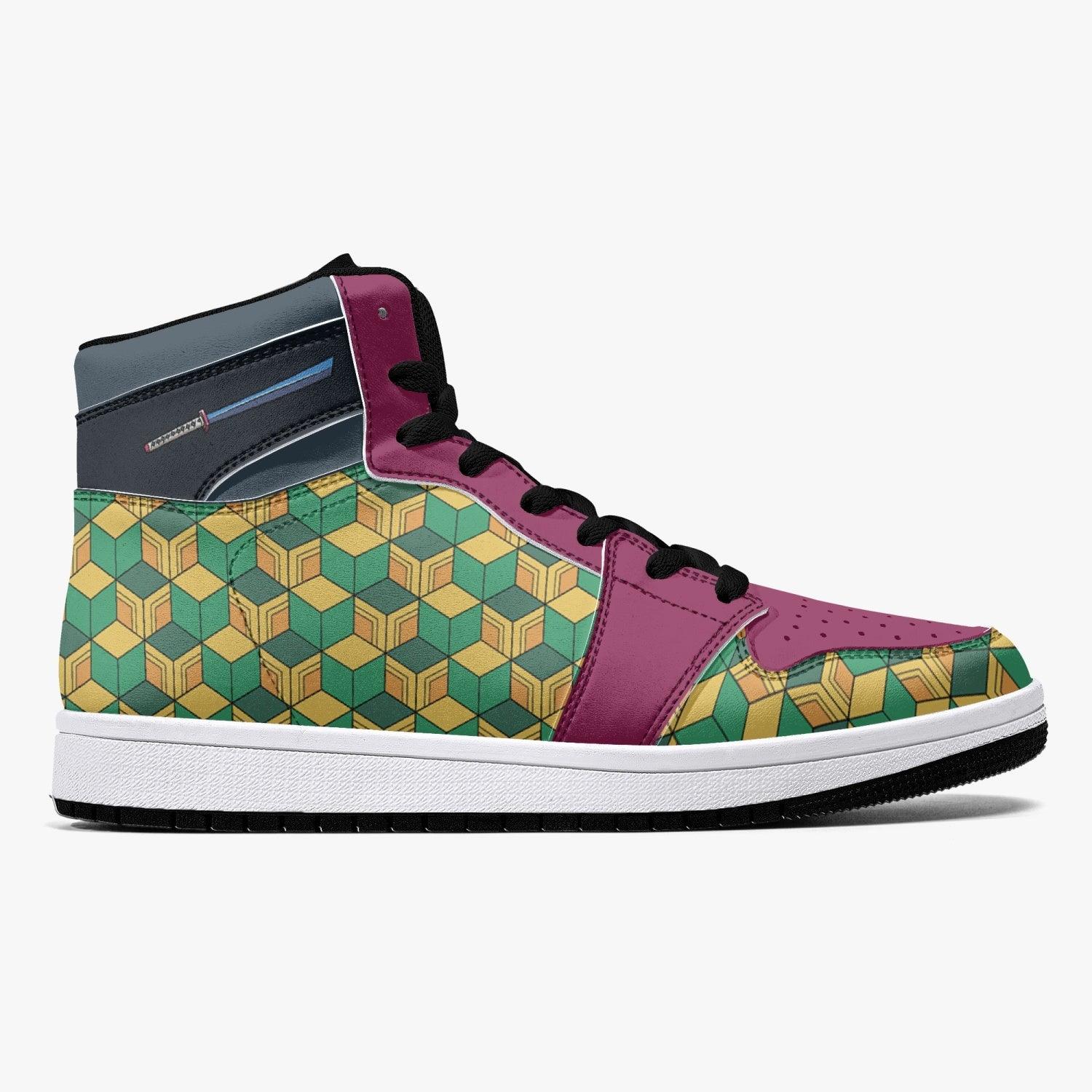 Giyu Tomioka Demon Slayer 2 Mid 1 Basketball Shoes