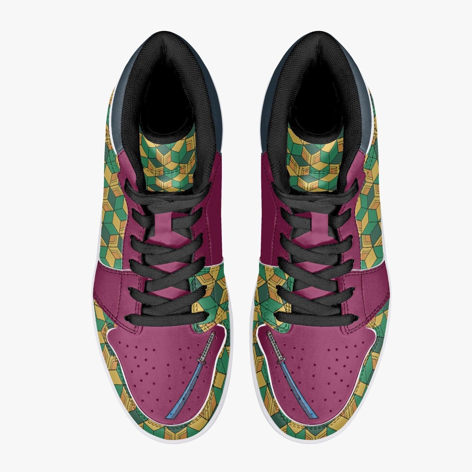 Giyu Tomioka Demon Slayer 2 Mid 1 Basketball Shoes
