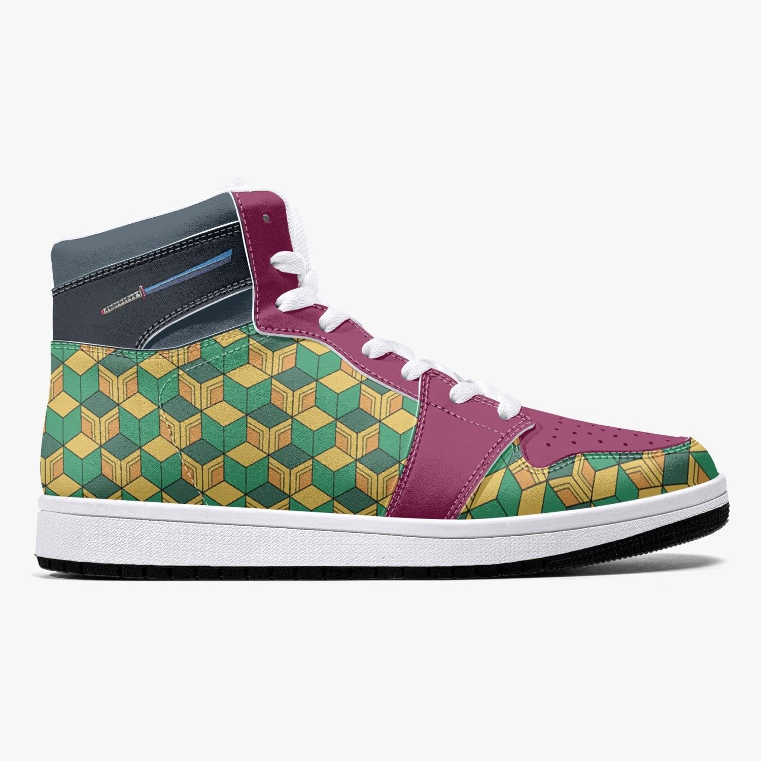 Giyu Tomioka Demon Slayer 2 Mid 1 Basketball Shoes