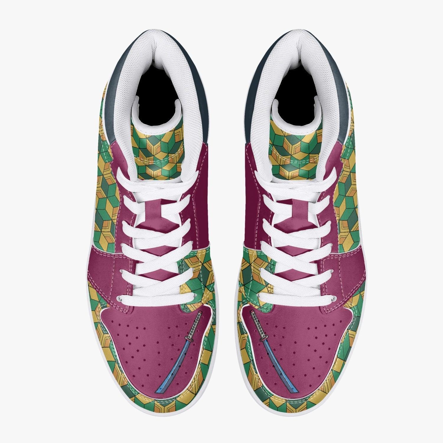 Giyu Tomioka Demon Slayer 2 Mid 1 Basketball Shoes