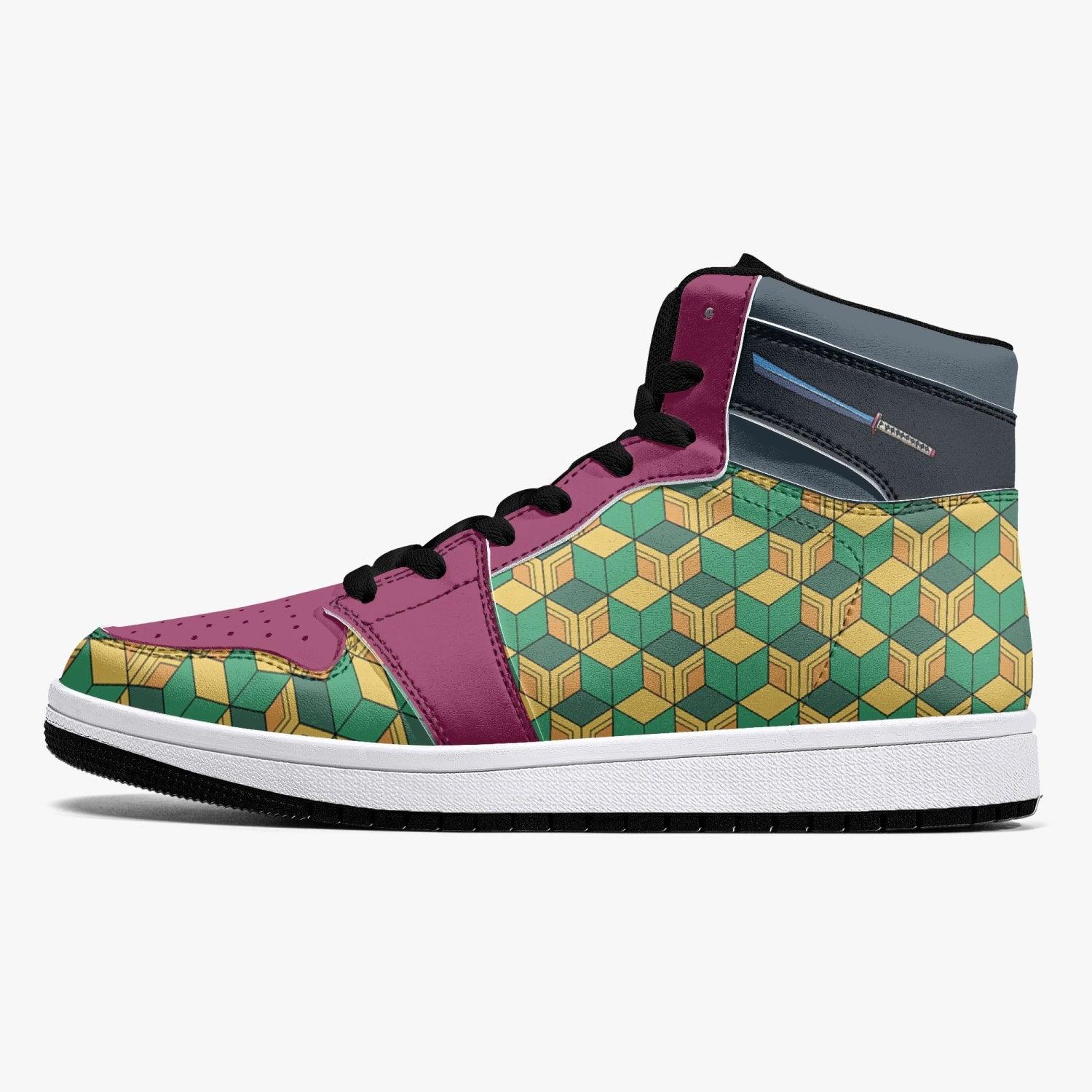 Giyu Tomioka Demon Slayer 2 Mid 1 Basketball Shoes