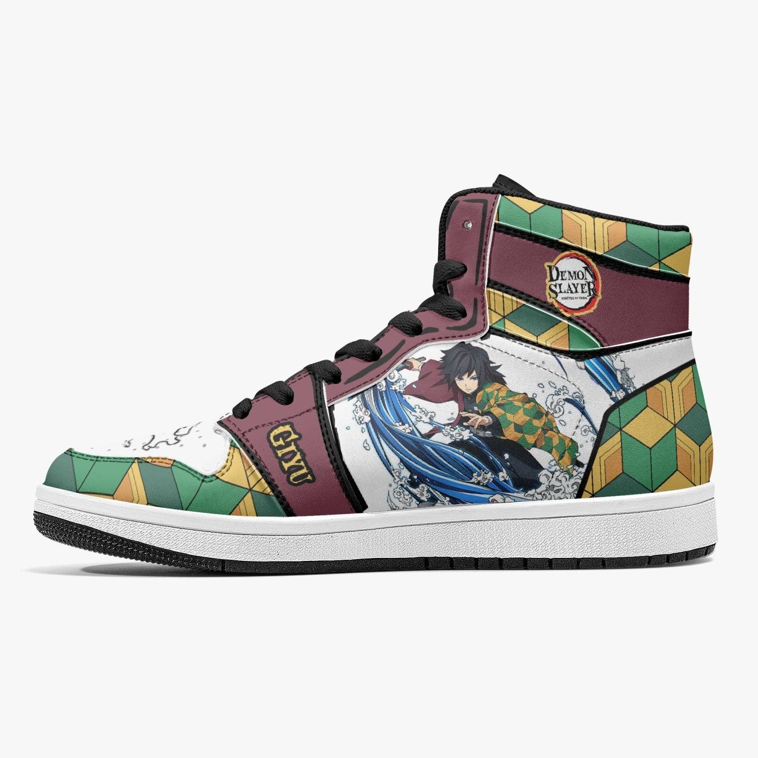 Giyu Tomioka Demon Slayer Mid 1 Basketball Shoes