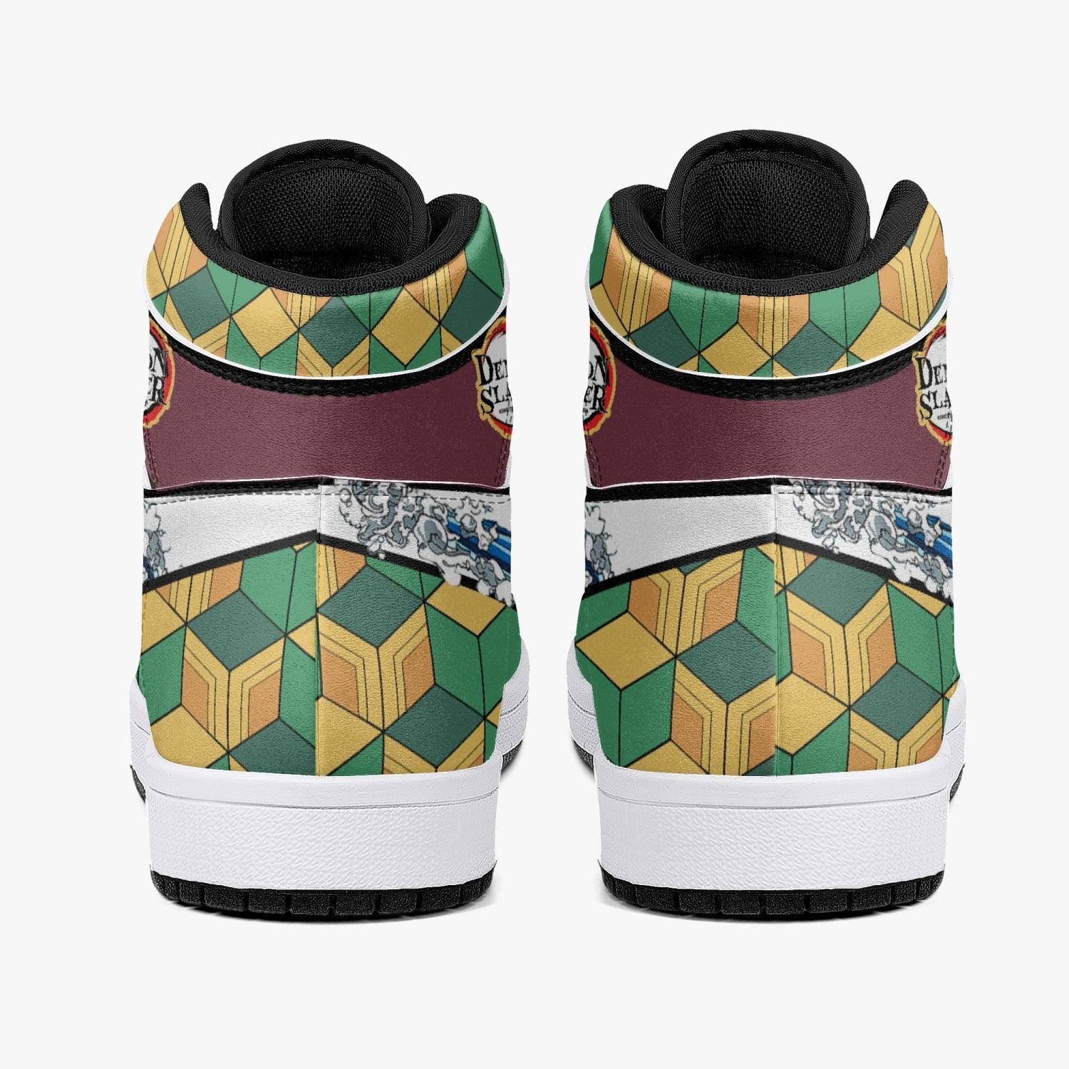 Giyu Tomioka Demon Slayer Mid 1 Basketball Shoes