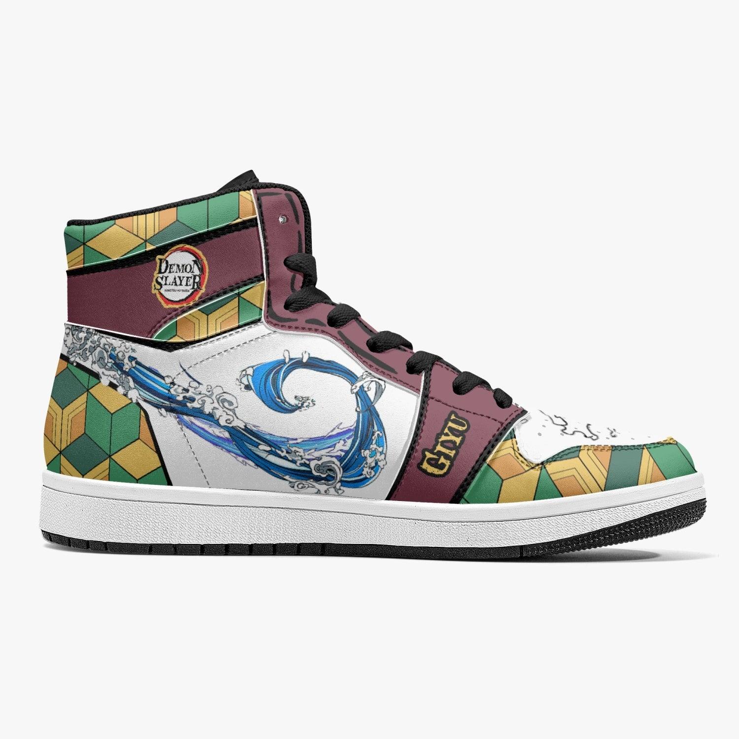 Giyu Tomioka Demon Slayer Mid 1 Basketball Shoes