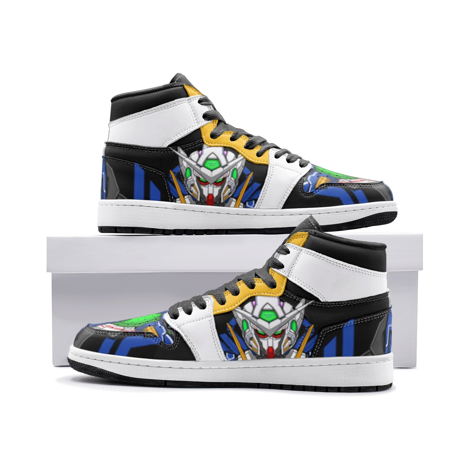 GN-001 Exia Gundam Mid 1 Basketball Shoes
