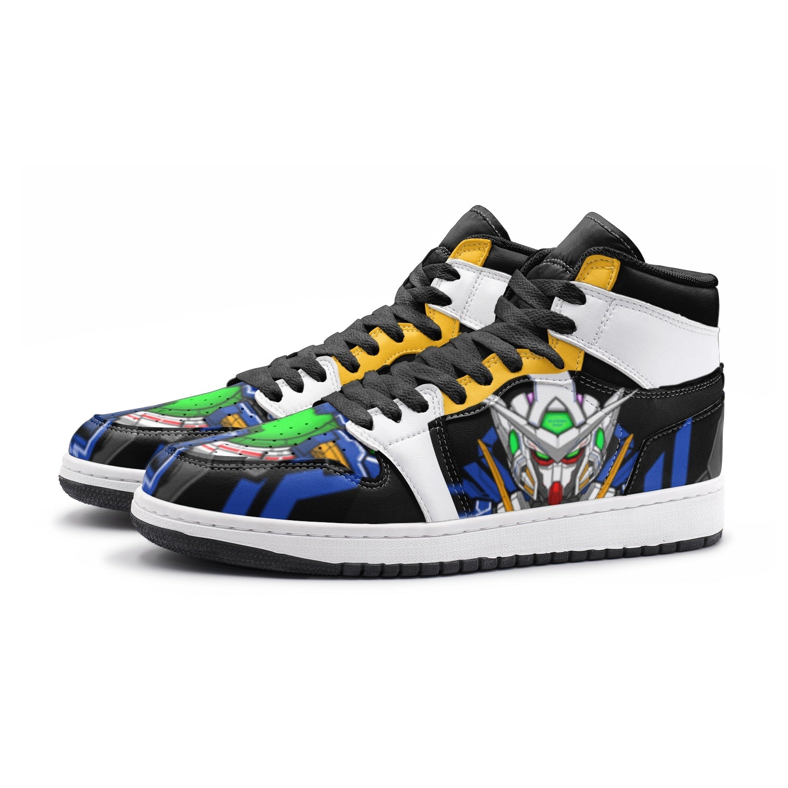 GN-001 Exia Gundam Mid 1 Basketball Shoes