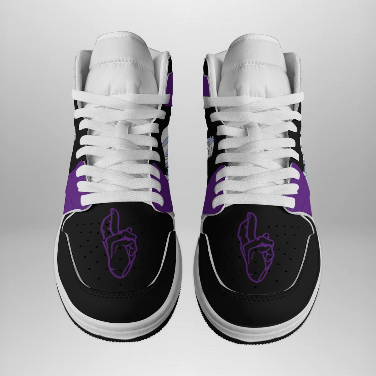 Gojo Unlimited Void Basketball Shoes for Jujutsu Kaisen Fans – Shonen Mid 1 Style