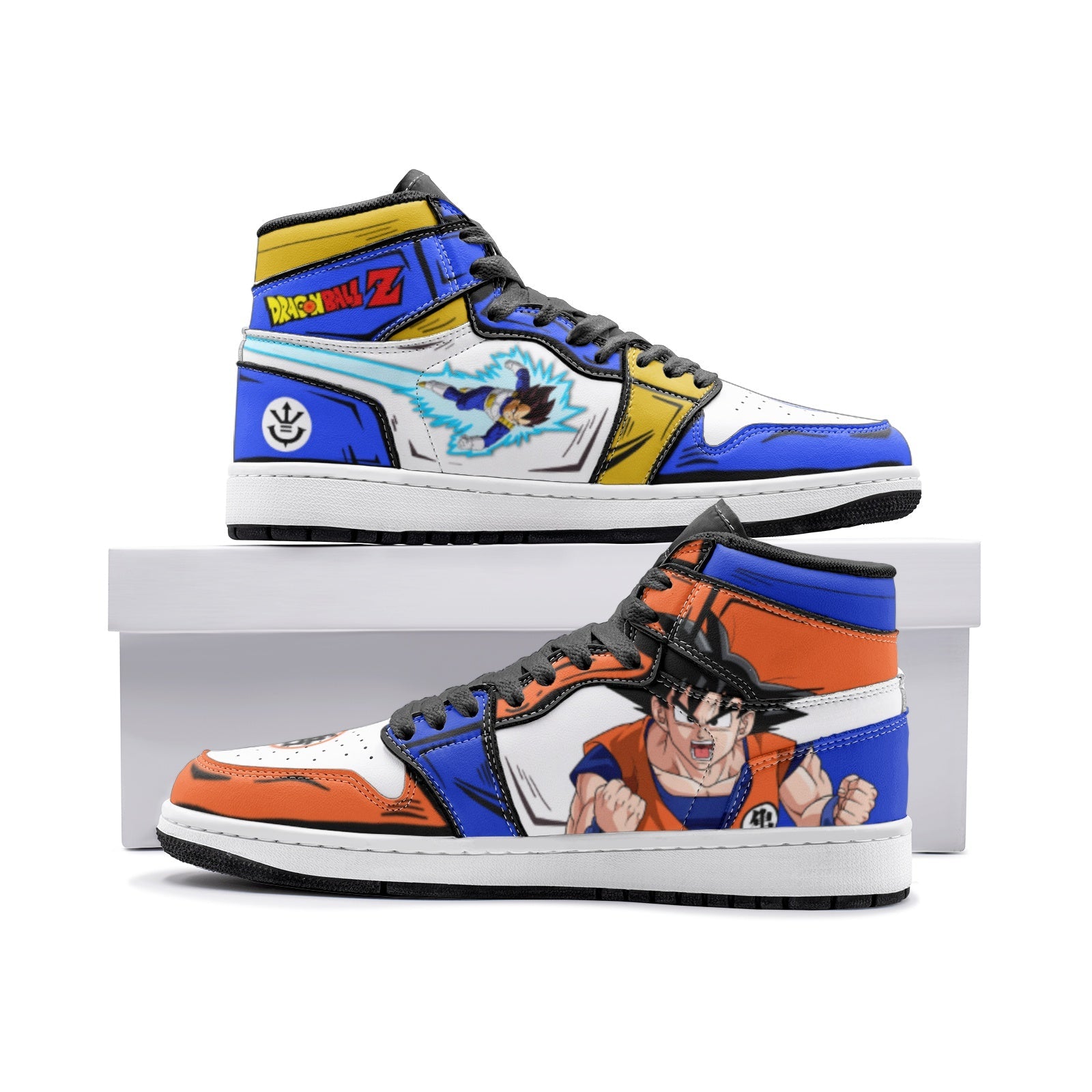 Goku and Vegeta Dragon Ball Z V2 Mid 1 Basketball Shoes