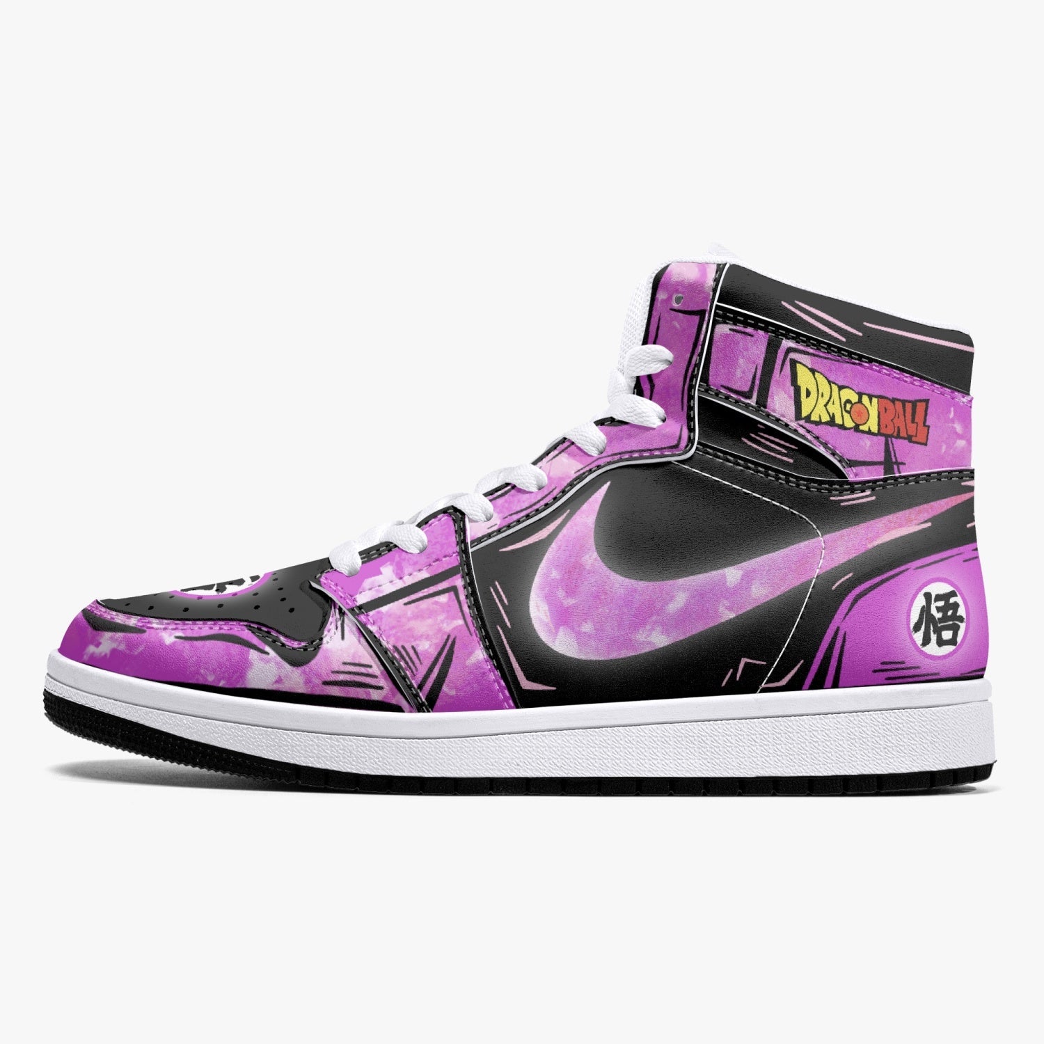 Goku Black Rose Dragon Ball Mid 1 Basketball Shoes
