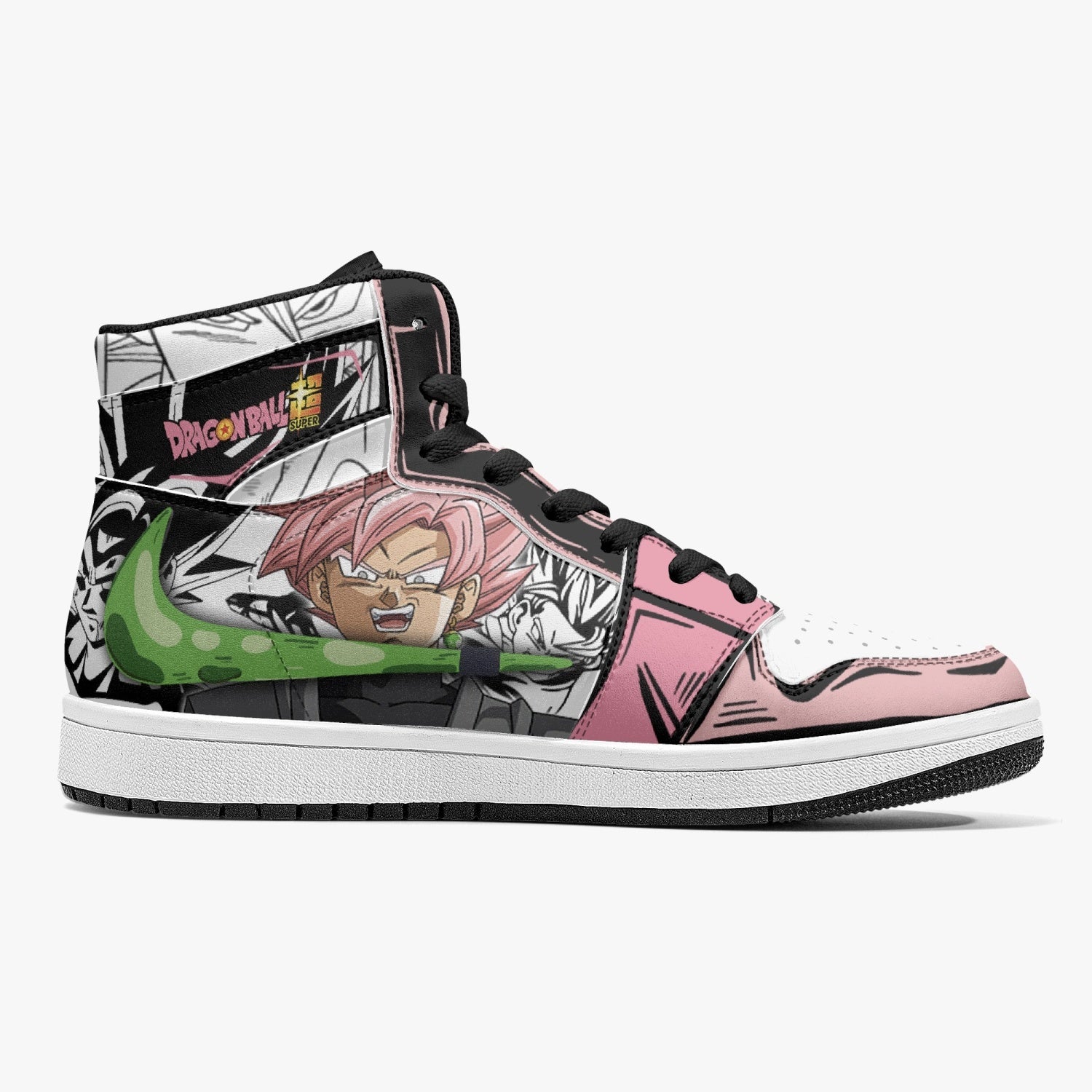 Goku Pink Dragon Ball Super Mid 1 Basketball Shoes