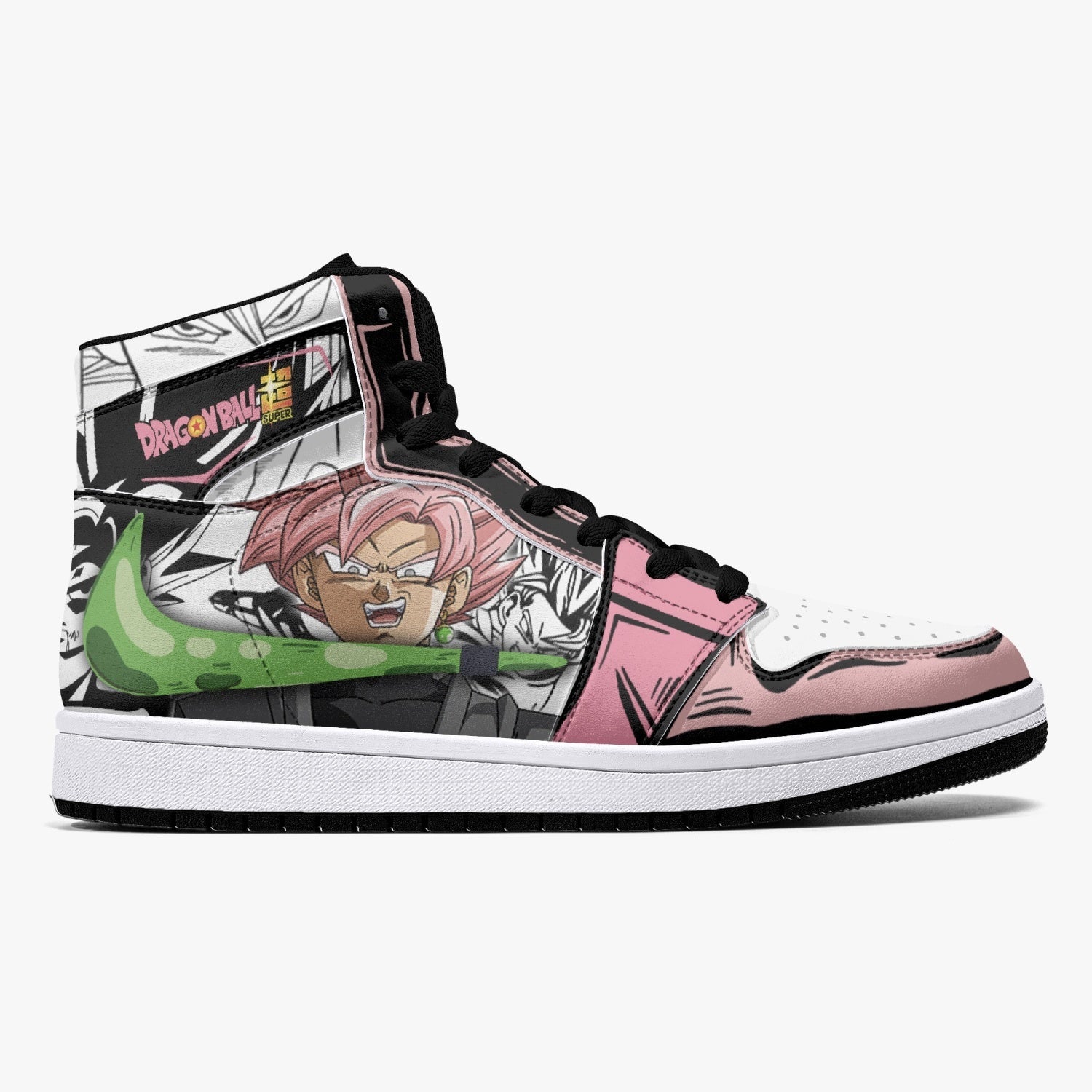 Goku Pink Dragon Ball Super Mid 1 Basketball Shoes