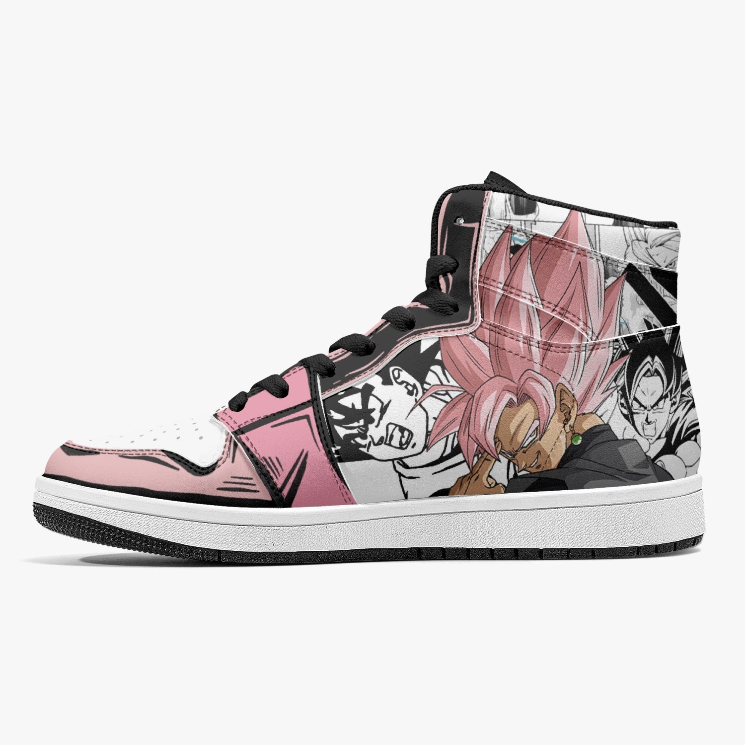 Goku Pink Dragon Ball Super Mid 1 Basketball Shoes