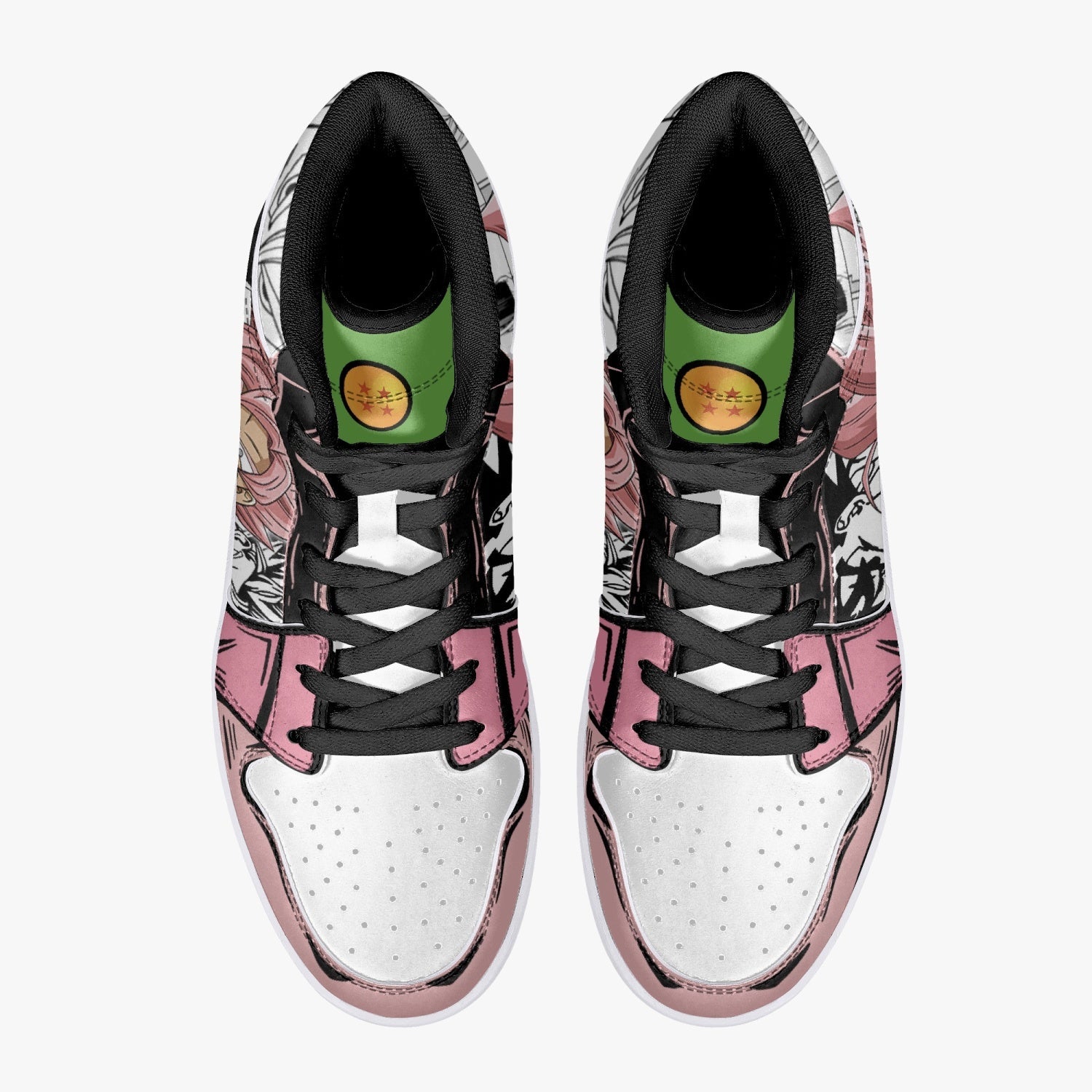 Goku Pink Dragon Ball Super Mid 1 Basketball Shoes