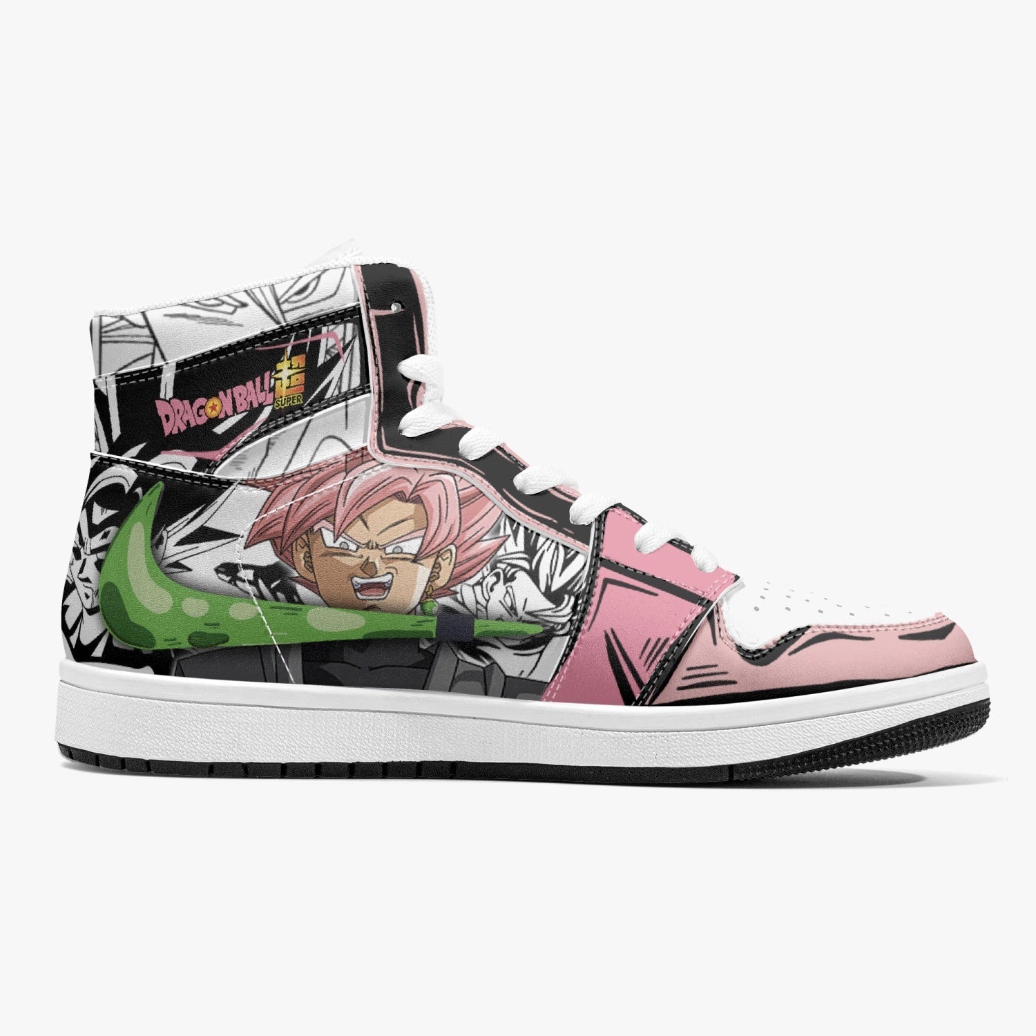 Goku Pink Dragon Ball Super Mid 1 Basketball Shoes