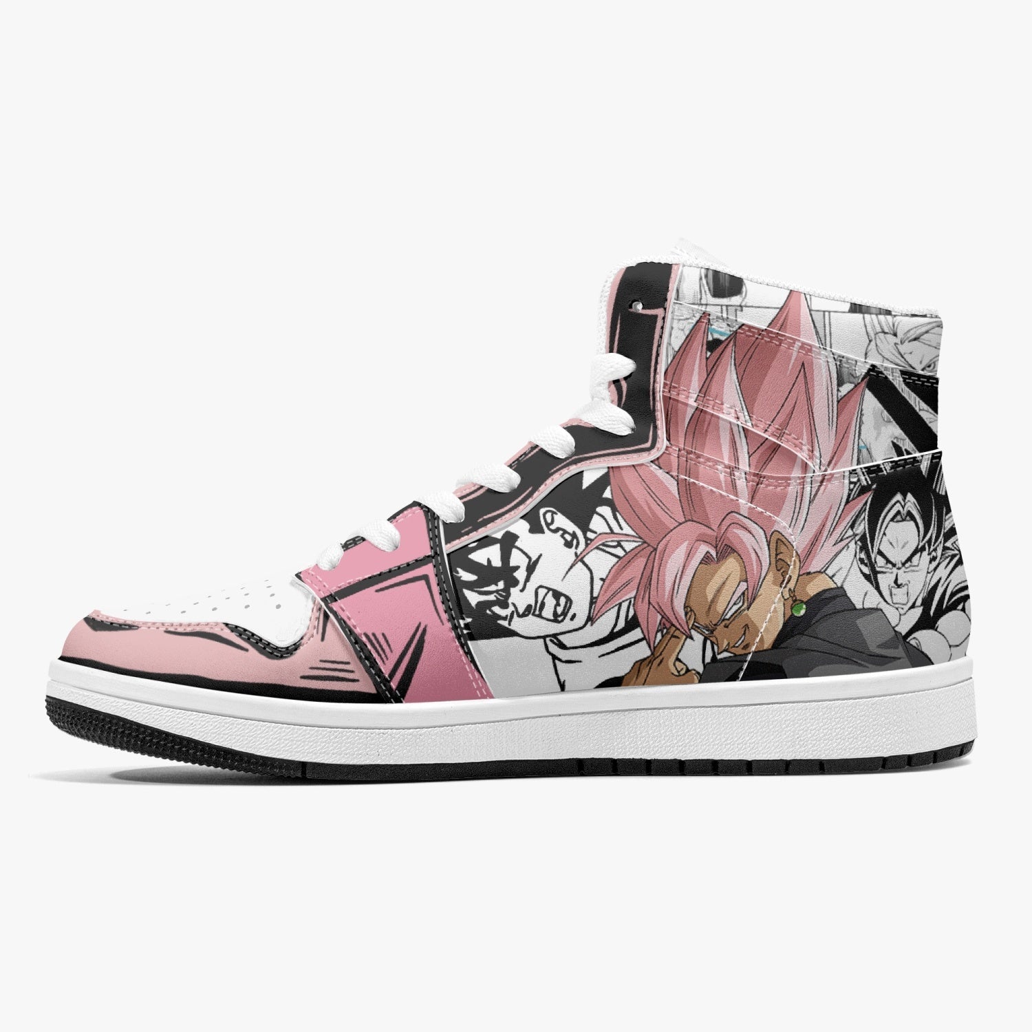 Goku Pink Dragon Ball Super Mid 1 Basketball Shoes