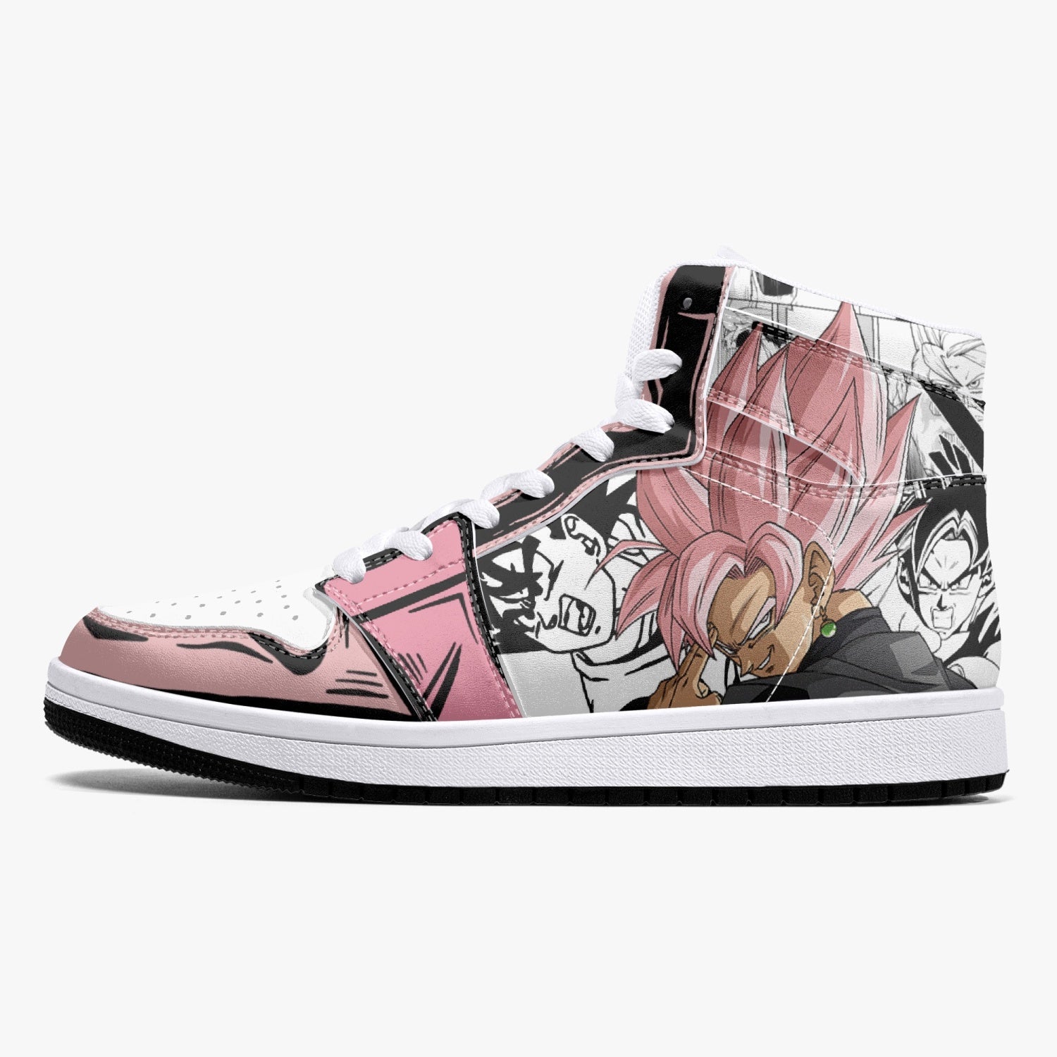 Goku Pink Dragon Ball Super Mid 1 Basketball Shoes