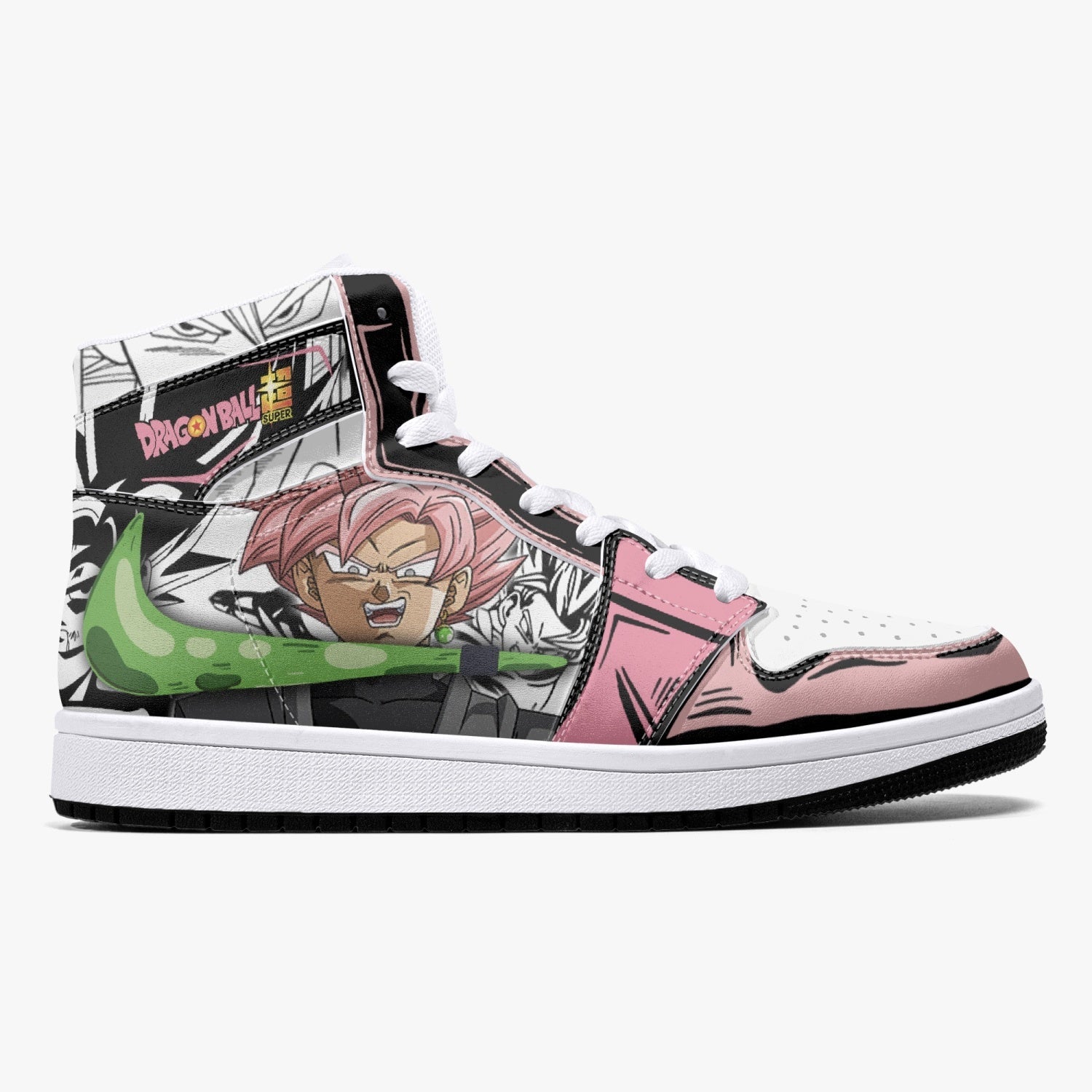 Goku Pink Dragon Ball Super Mid 1 Basketball Shoes