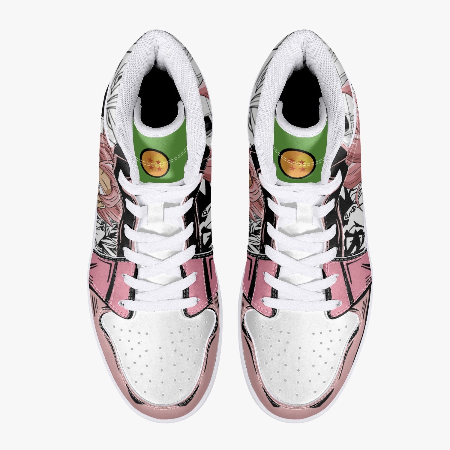 Goku Pink Dragon Ball Super Mid 1 Basketball Shoes