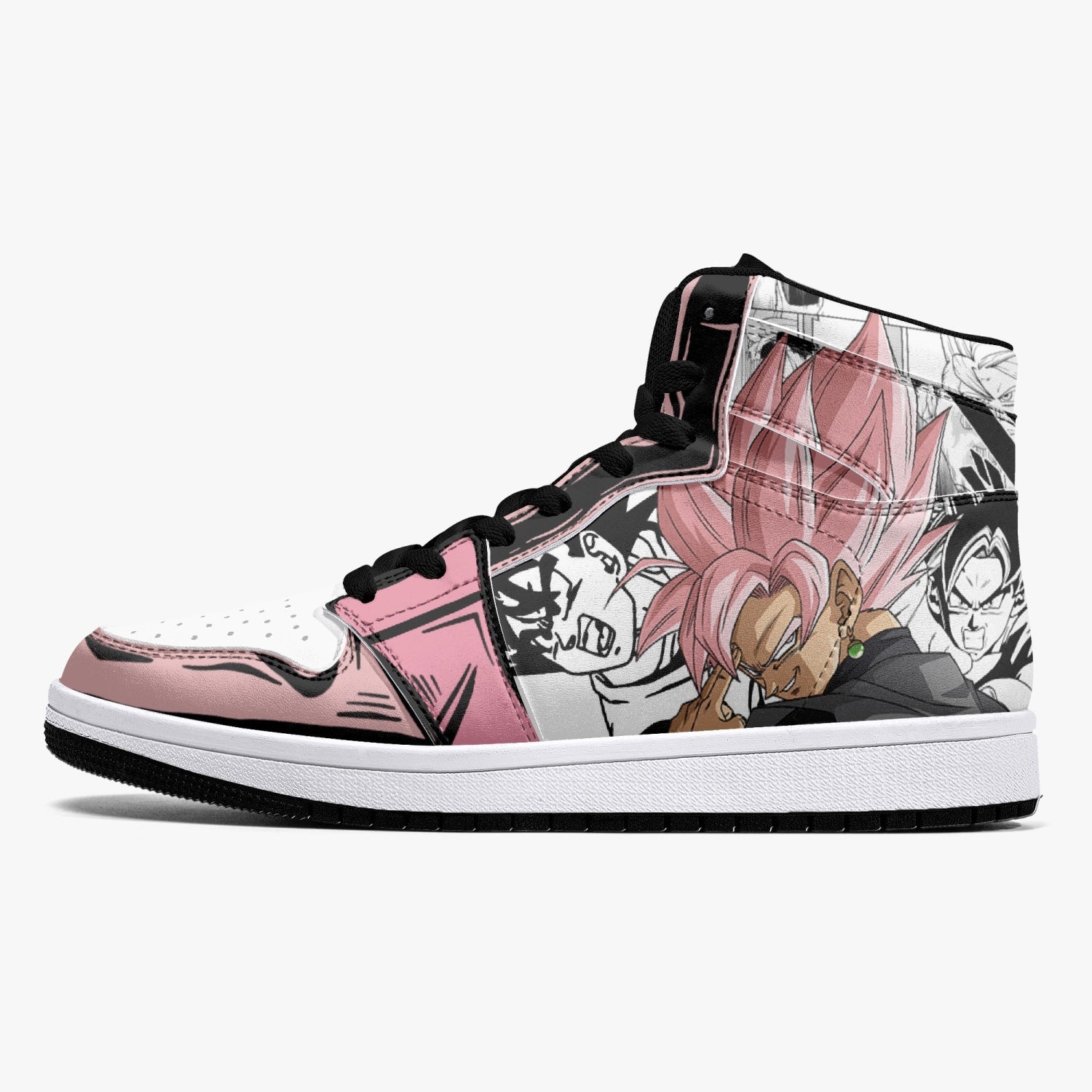 Goku Pink Dragon Ball Super Mid 1 Basketball Shoes
