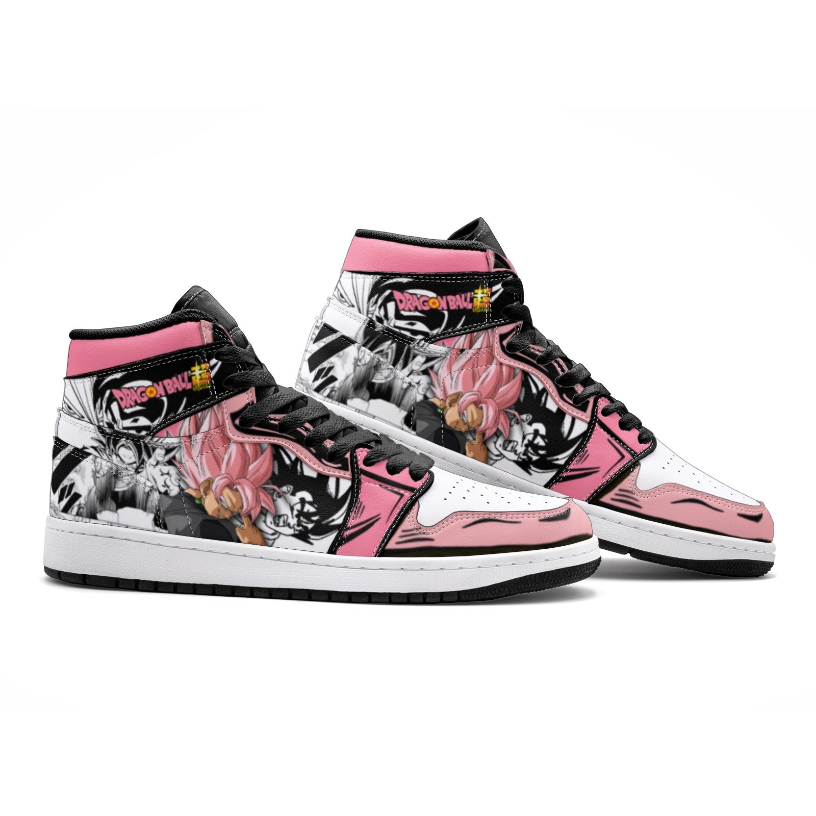 Goku Pink Dragon Ball Super V2 Mid 1 Basketball Shoes