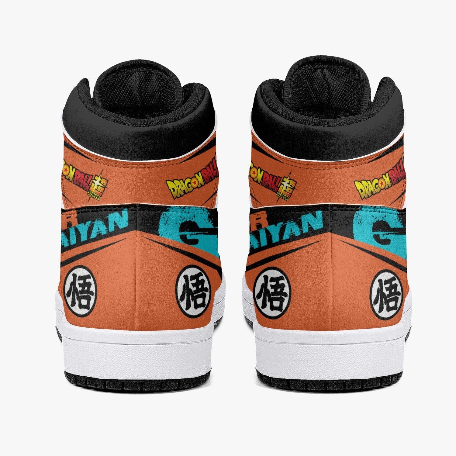 Goku Super Saiyan Blue Dragon Ball Mid 1 Basketball Shoes