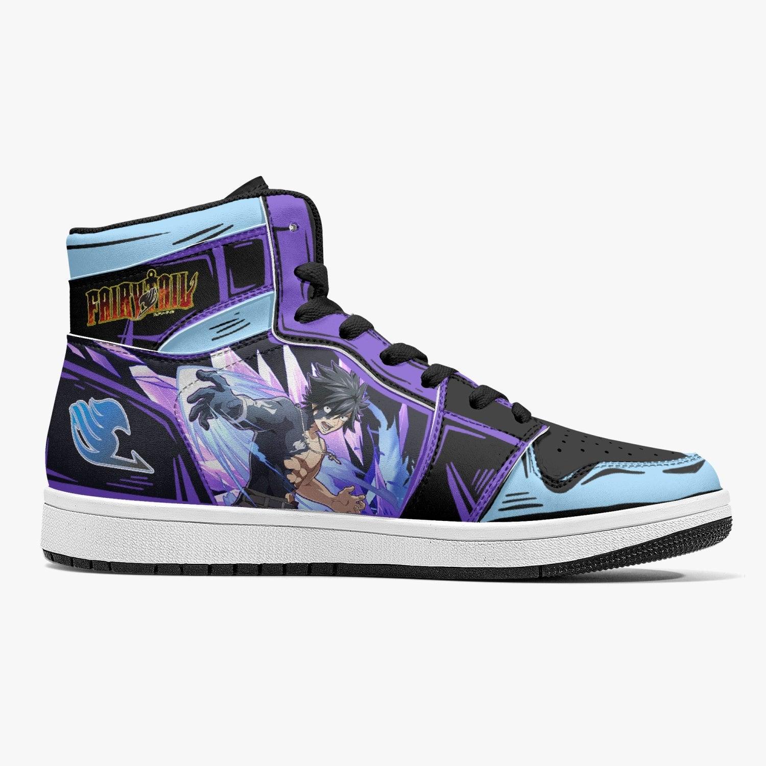 Gray Fullbuster Fairy Tail Mid 1 Basketball Shoes