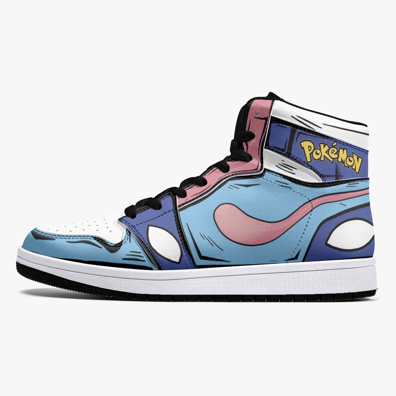 Greninja Pokemon Mid 1 Basketball Shoes