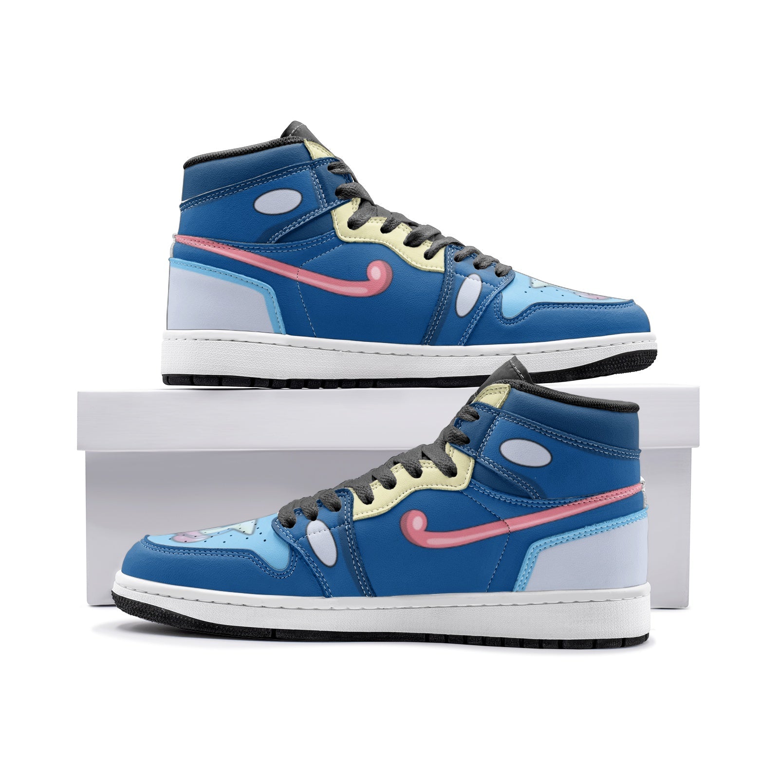 Greninja Pokemon V2 Mid 1 Basketball Shoes