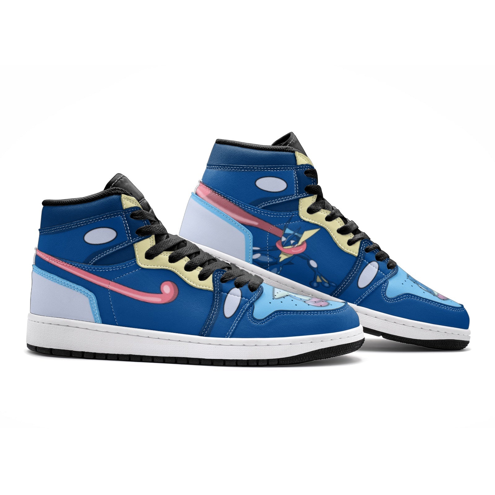 Greninja Pokemon V2 Mid 1 Basketball Shoes