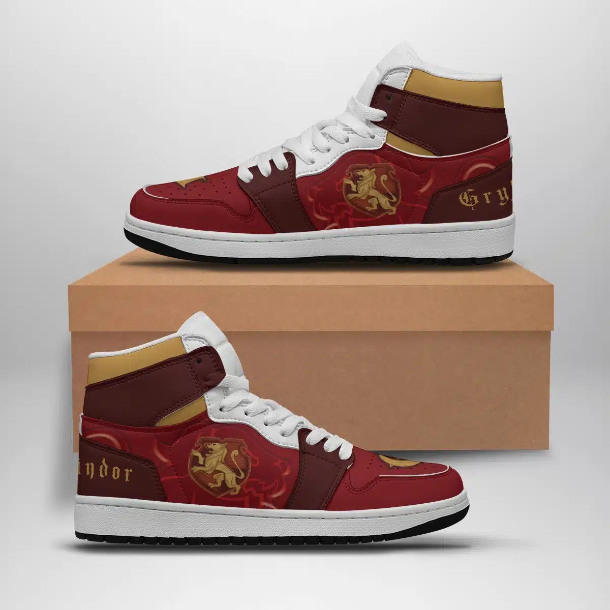 Gryffindor Harry Potter Shonen Mid 1 Basketball Shoes for Fans & Collectors