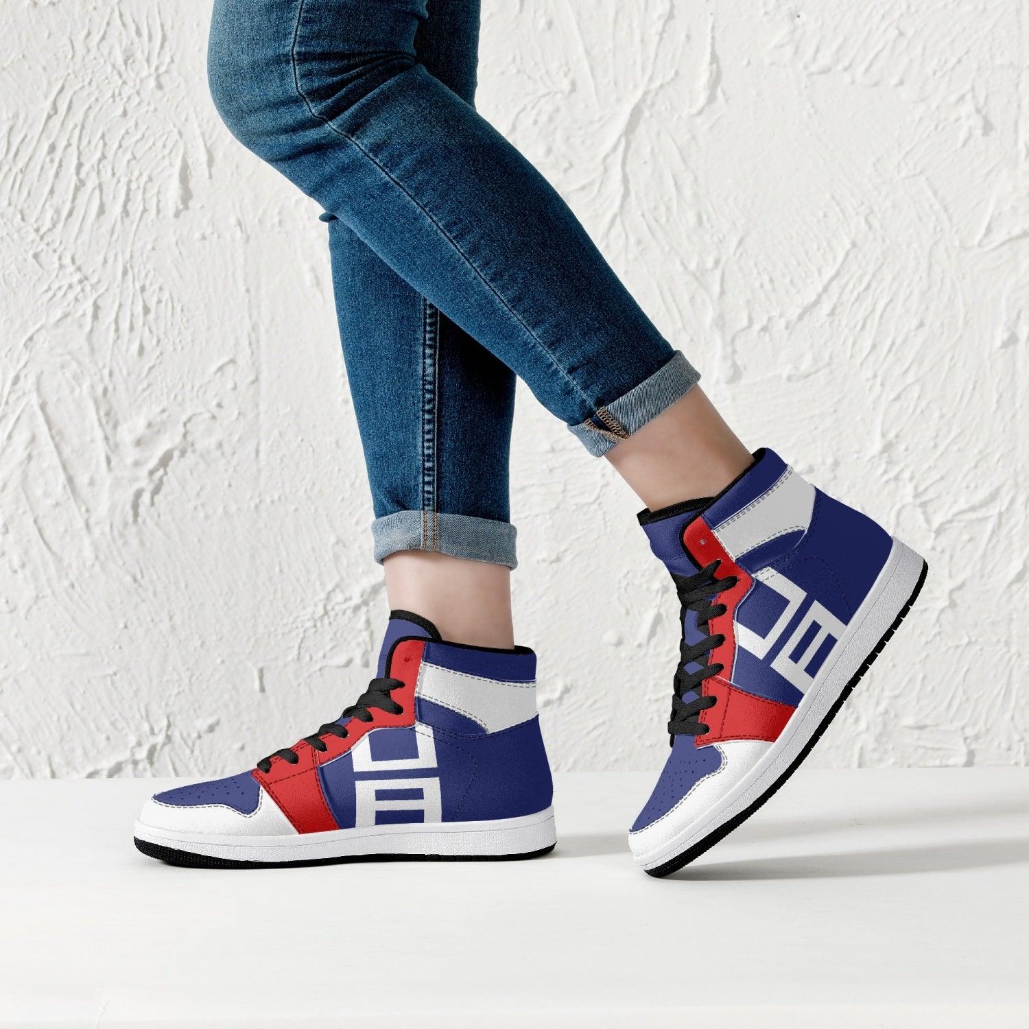 Gym Sports Pattern My Hero Academia Mid 1 Basketball Shoes
