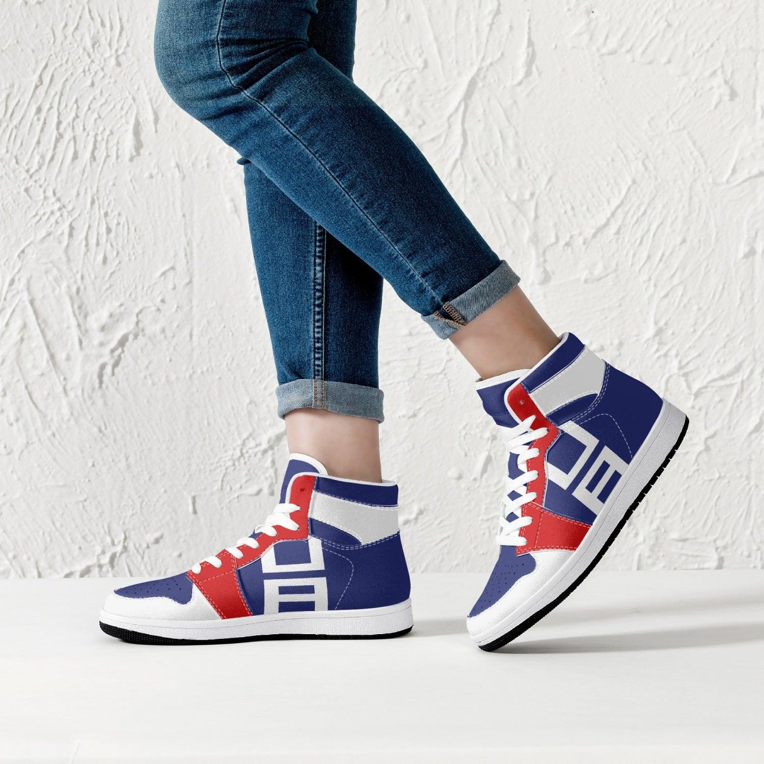 Gym Sports Pattern My Hero Academia Mid 1 Basketball Shoes