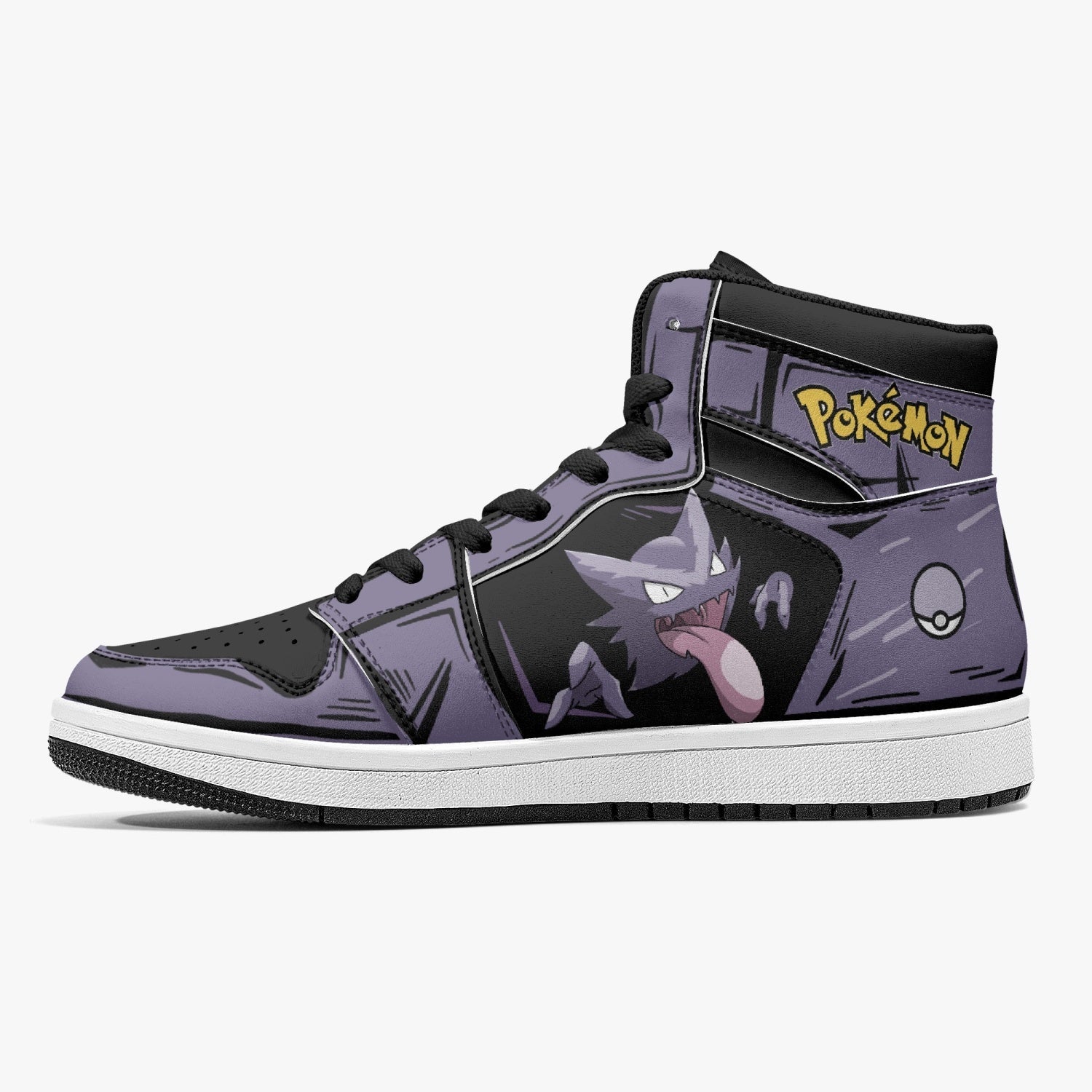 Haunter Pokemon Mid 1 Basketball Shoes