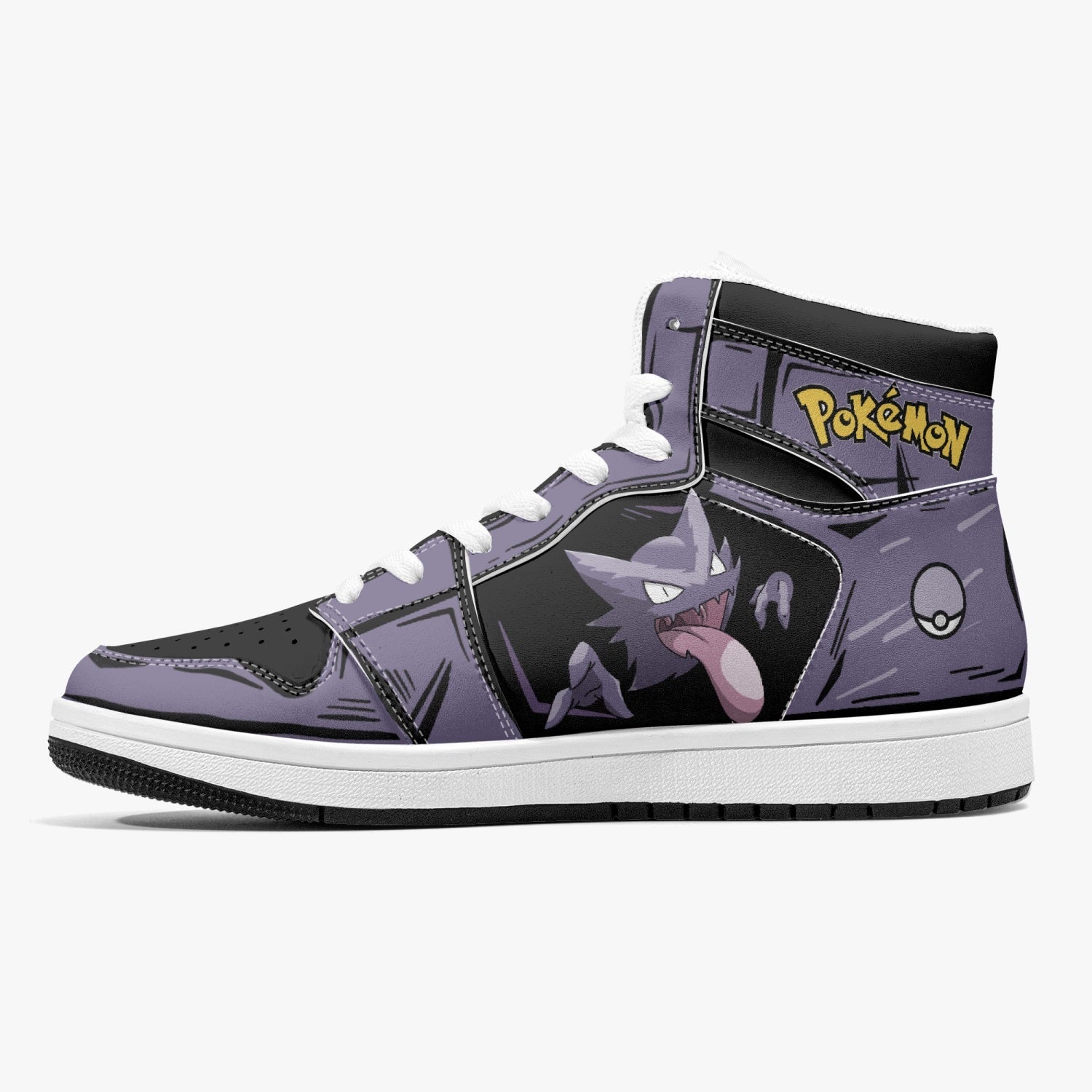 Haunter Pokemon Mid 1 Basketball Shoes