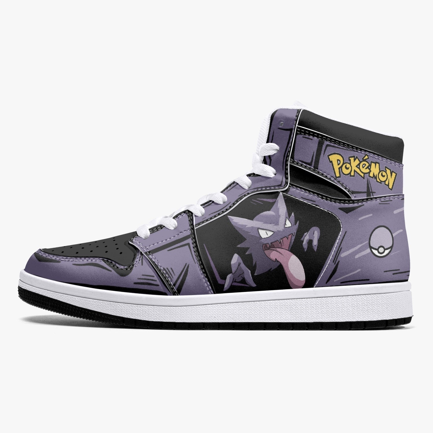 Haunter Pokemon Mid 1 Basketball Shoes