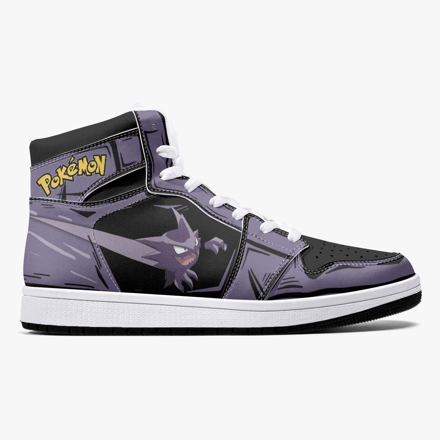 Haunter Pokemon Mid 1 Basketball Shoes