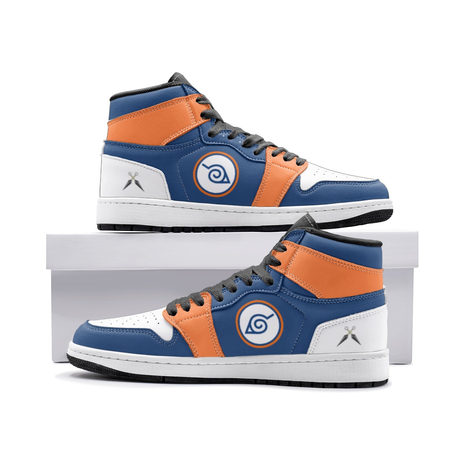 Hidden Leaf Naruto Mid 1 Basketball Shoes