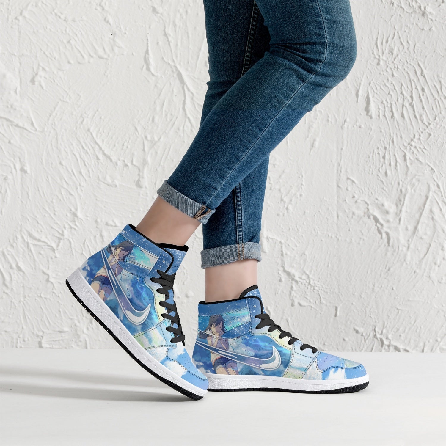 Hina Amano and Hodaka Morishima Weathering with You Mid 1 Basketball Shoes