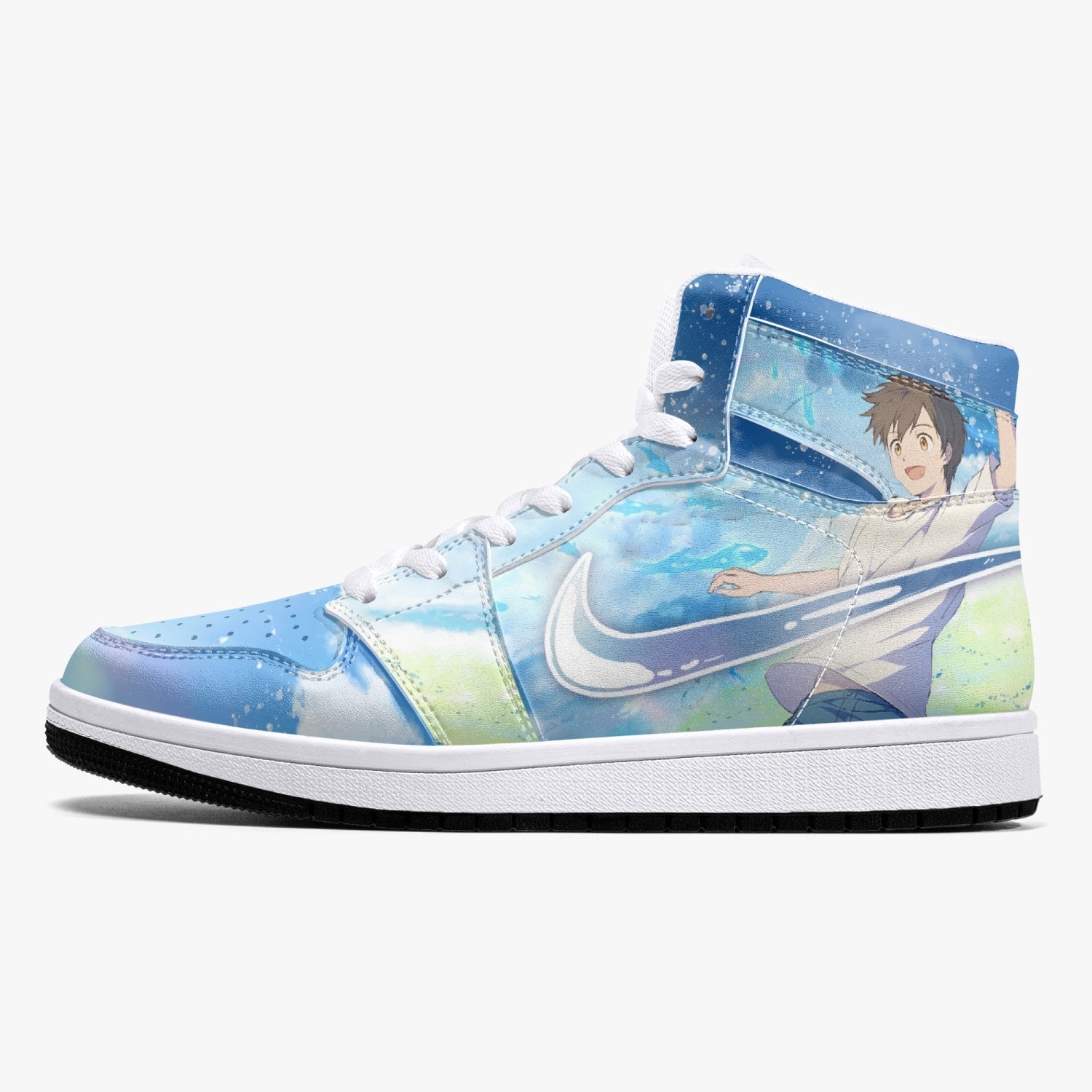 Hina Amano and Hodaka Morishima Weathering with You Mid 1 Basketball Shoes