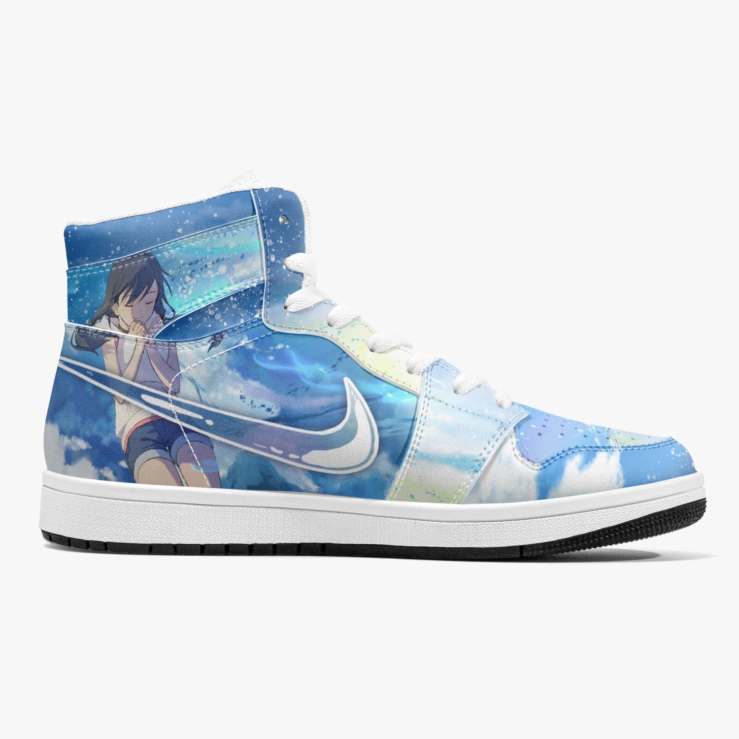 Hina Amano and Hodaka Morishima Weathering with You Mid 1 Basketball Shoes