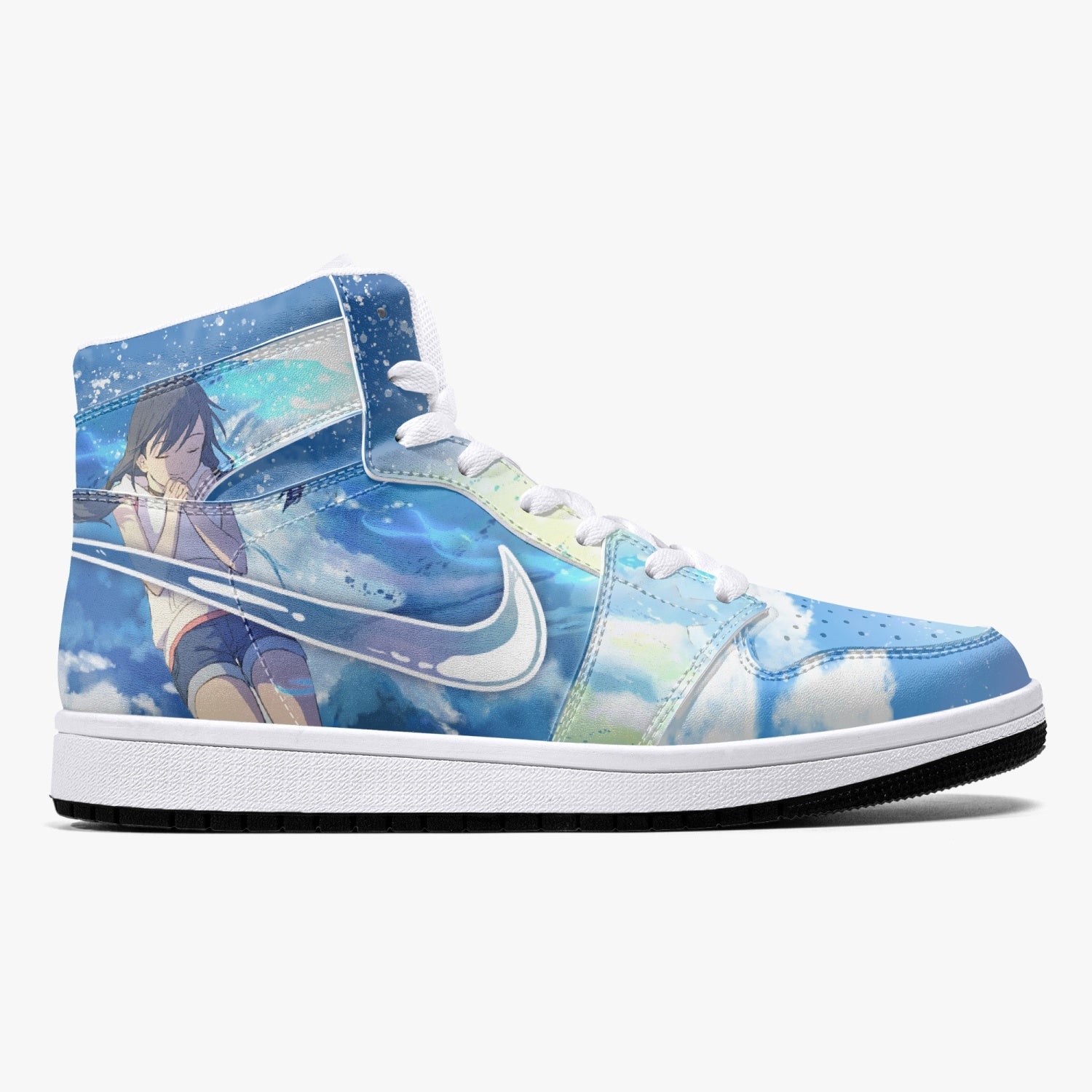 Hina Amano and Hodaka Morishima Weathering with You Mid 1 Basketball Shoes