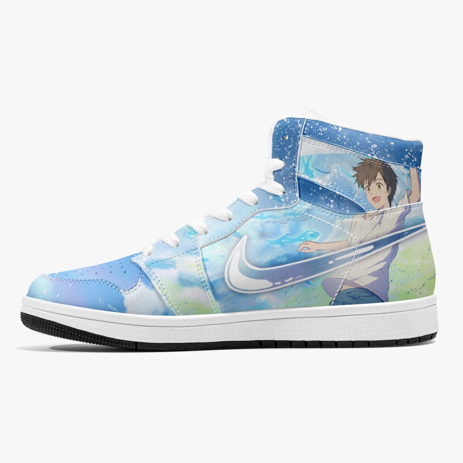 Hina Amano and Hodaka Morishima Weathering with You Mid 1 Basketball Shoes